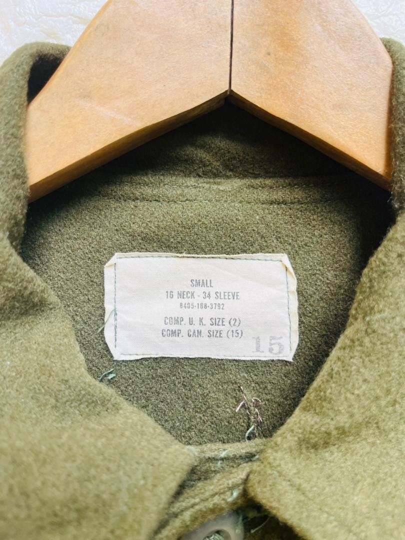 Vintage Vintage 40s Military Army Wool Jacket Designer Fashion Style Size US M / EU 48-50 / 2 - 7 Thumbnail
