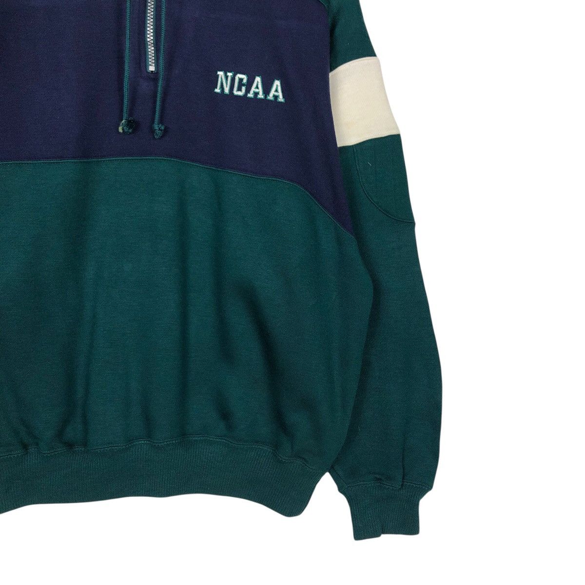 Vintage 📌Vintage Half Zipper Collar Ncaa Descente Big Logo Size US S / EU 44-46 / 1 - 6 Thumbnail