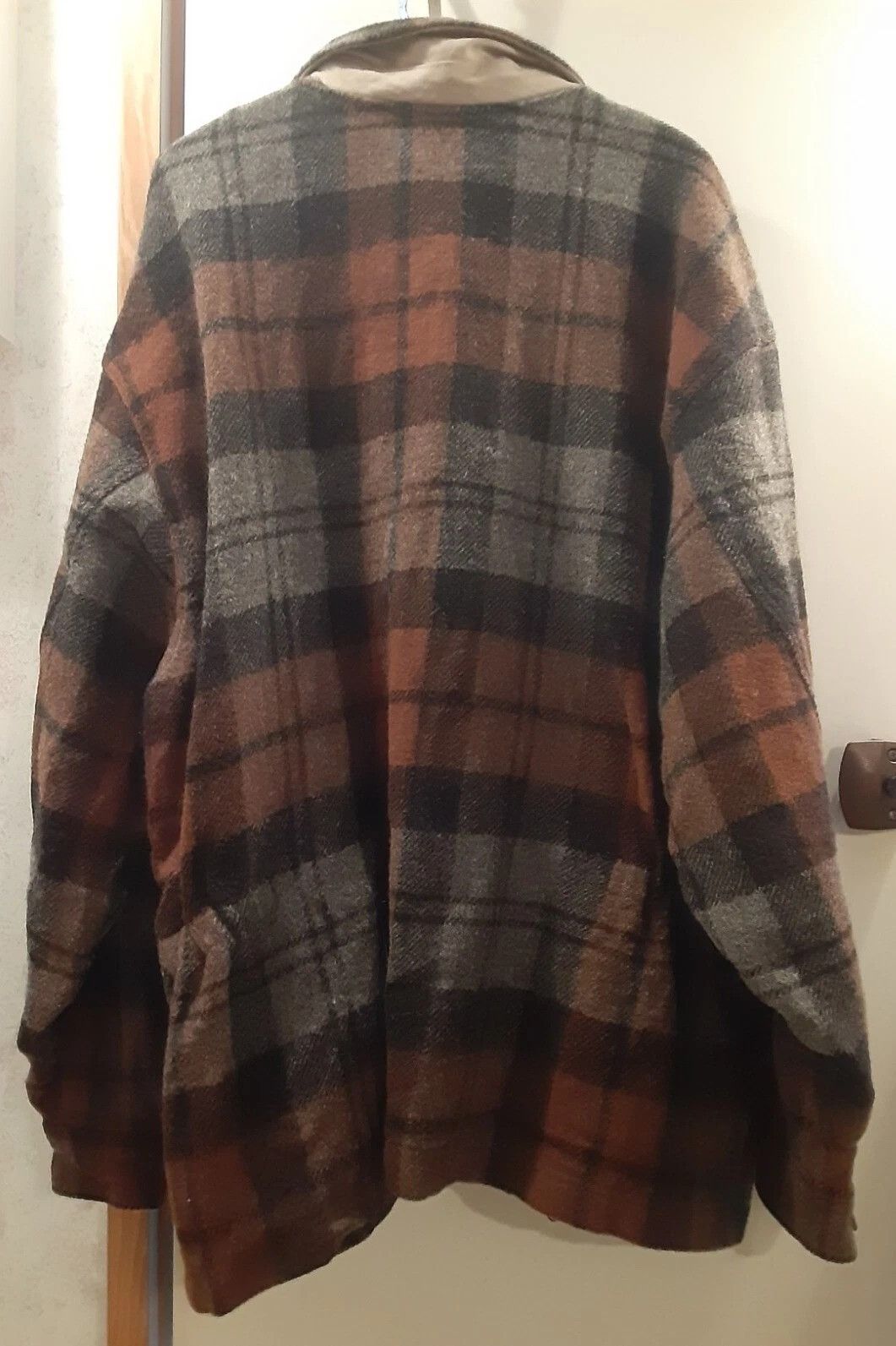 J.Crew Vintage J. CREW Jacket 2XL Plaid Oarsman Wool Flannel Coat Size US XXL / EU 58 / 5 - 4 Thumbnail