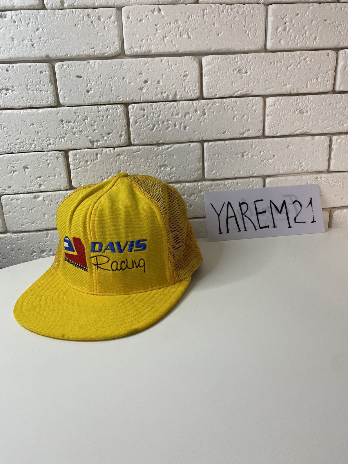 Vintage Davis racing made in USA vintage cap hat Size ONE SIZE - 1 Thumbnail