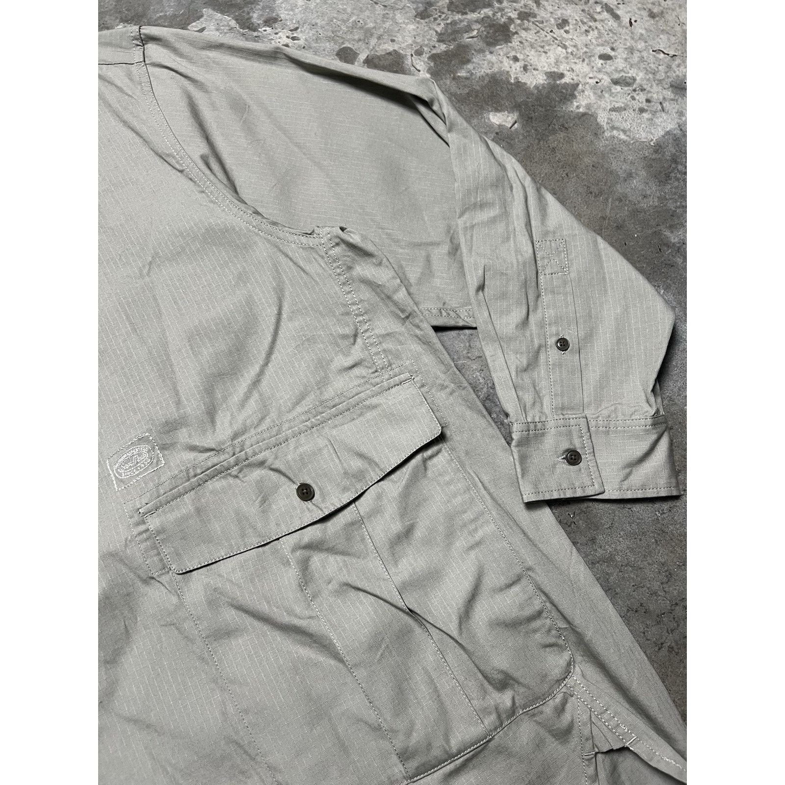 Snow Peak Snow Peak Pullover Taking Grade Smock Gray Takibi Grade XL Size US XL / EU 56 / 4 - 5 Thumbnail