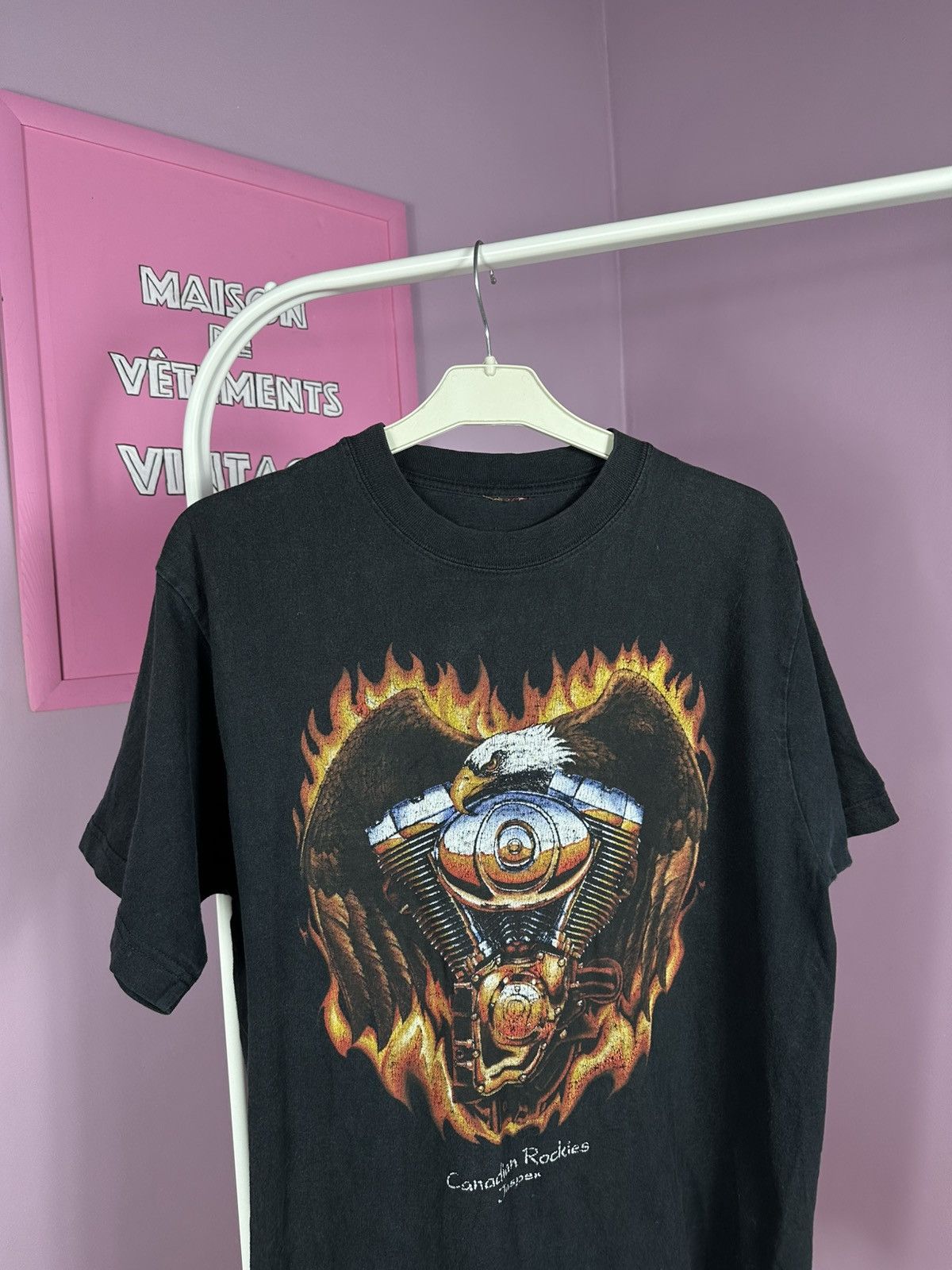 Other Canadian Rockies Jasper Copper Vintage Tee Bike Flame Size US M / EU 48-50 / 2 - 8 Thumbnail