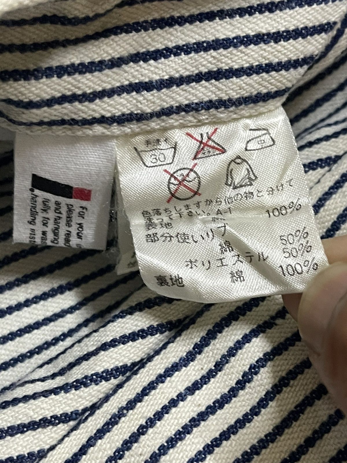 Issey Miyake 💥Rare💥 Vintage 80s Issey Miyake Denim Bomber Reversible Logo Size US L / EU 52-54 / 3 - 12 Thumbnail