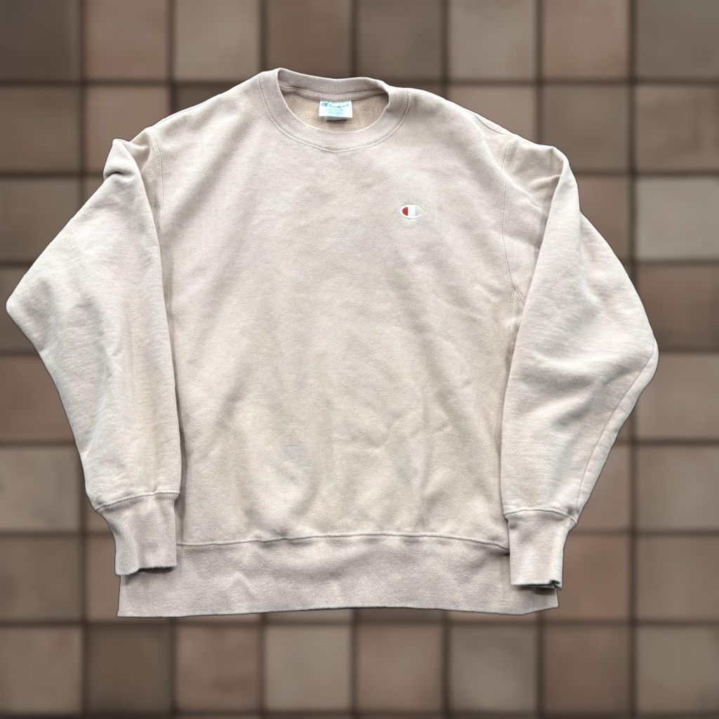 Champion Champion Sweatshirt Mens Large Pink Crewneck Pullover GF569 Reverse Weave Logo Size US L / EU 52-54 / 3 - 1 Thumbnail