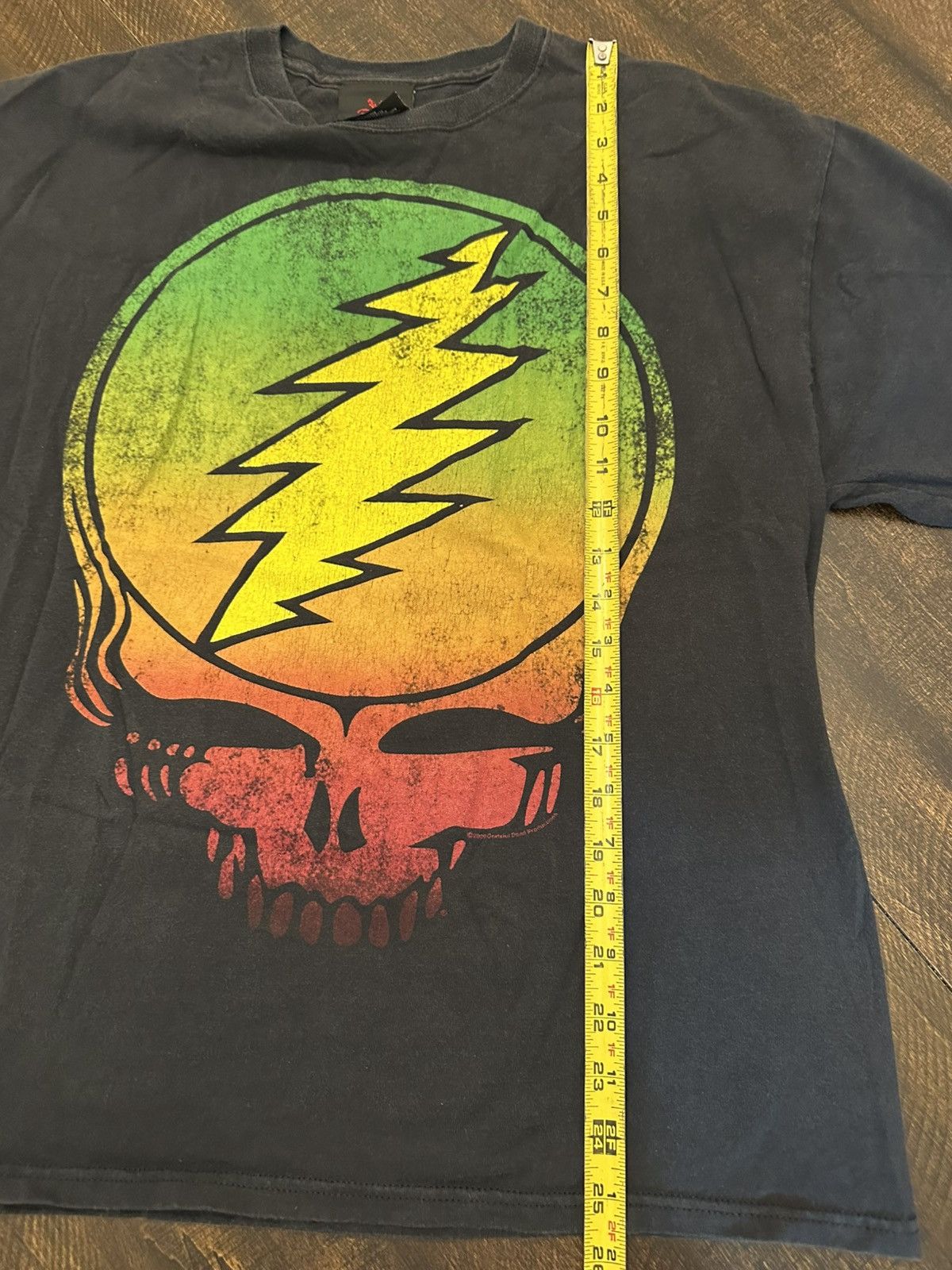 Zion Rootswear Vintage Grateful Dead Band T-Shirt Black 2009-Zion Tag-Large Size US L / EU 52-54 / 3 - 6 Thumbnail