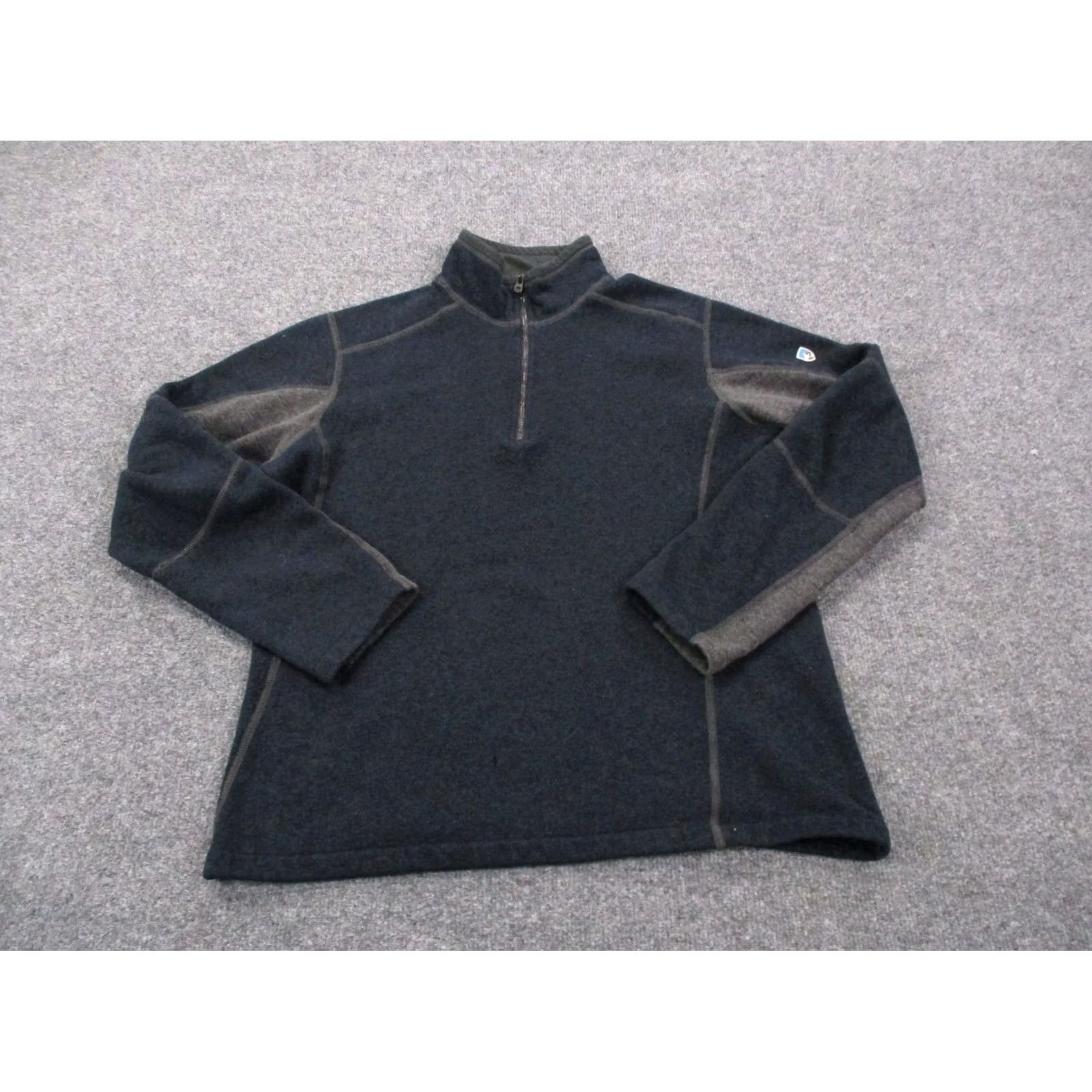 Layer 8 Kuhl Jacket Mens M Blue Acrylic Active Lightweight Hiking Camping Base Layer Jacket Size M / US 6-8 / IT 42-44 - 2 Thumbnail