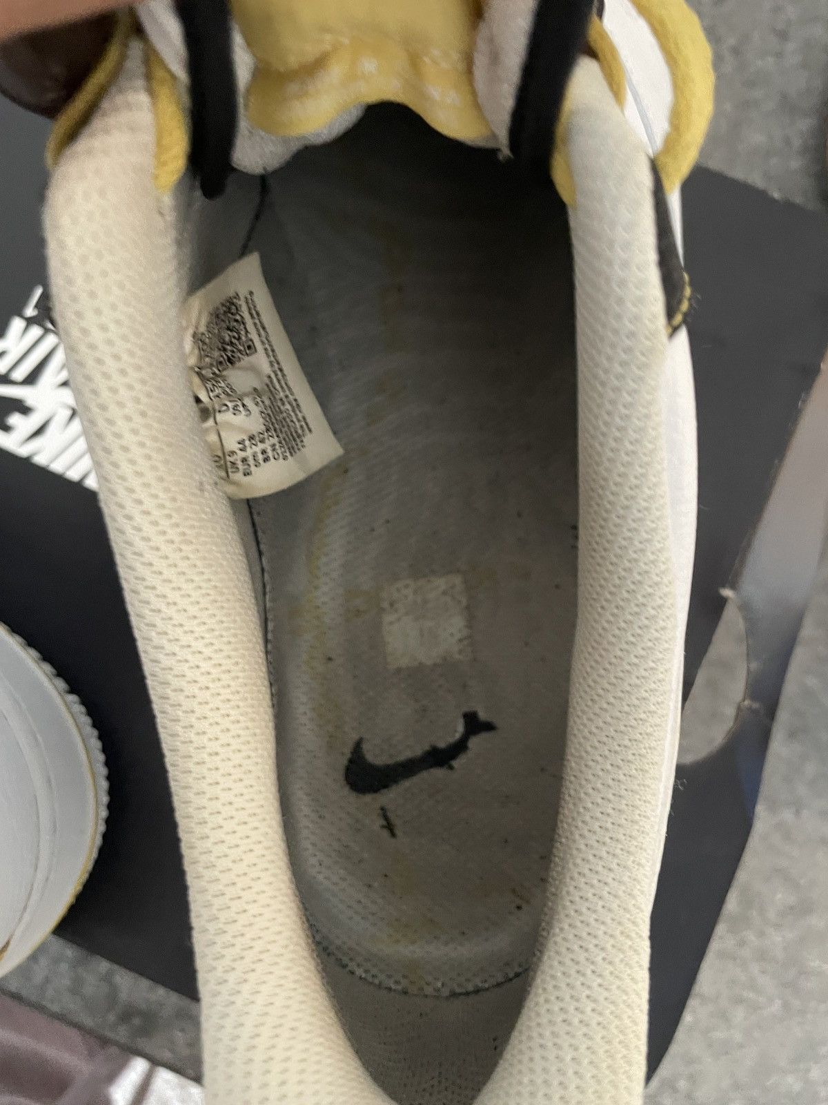 Nike AF-1 07 LV8 (Gold Link Zebra) Size US 10 / EU 43 - 12 Thumbnail