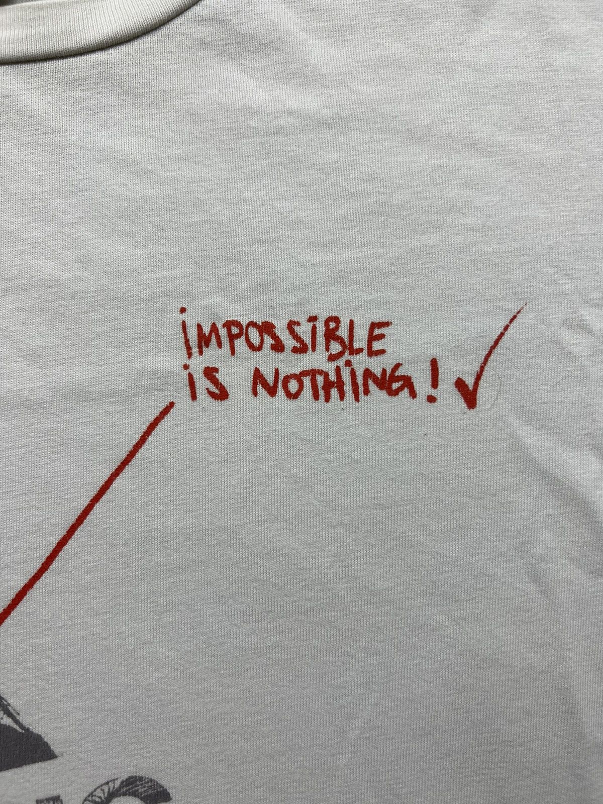 Adidas × Vintage 90’s ADIDAS RETRO IMPOSSIBLE IS NOTHING BIG LOGO TEE Size US XL / EU 56 / 4 - 3 Thumbnail