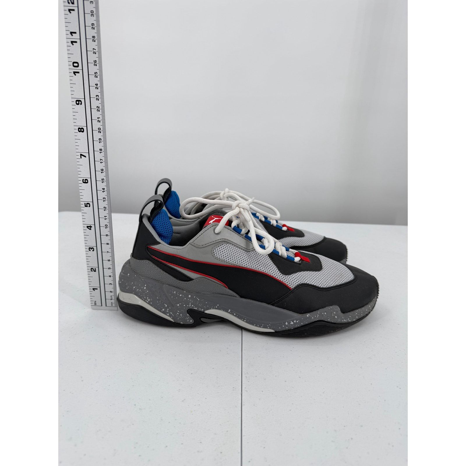 Puma Puma Men's Thunder Electric Gray Blue Low-Top Sneakers 10 Size US 10 / EU 43 - 11 Thumbnail