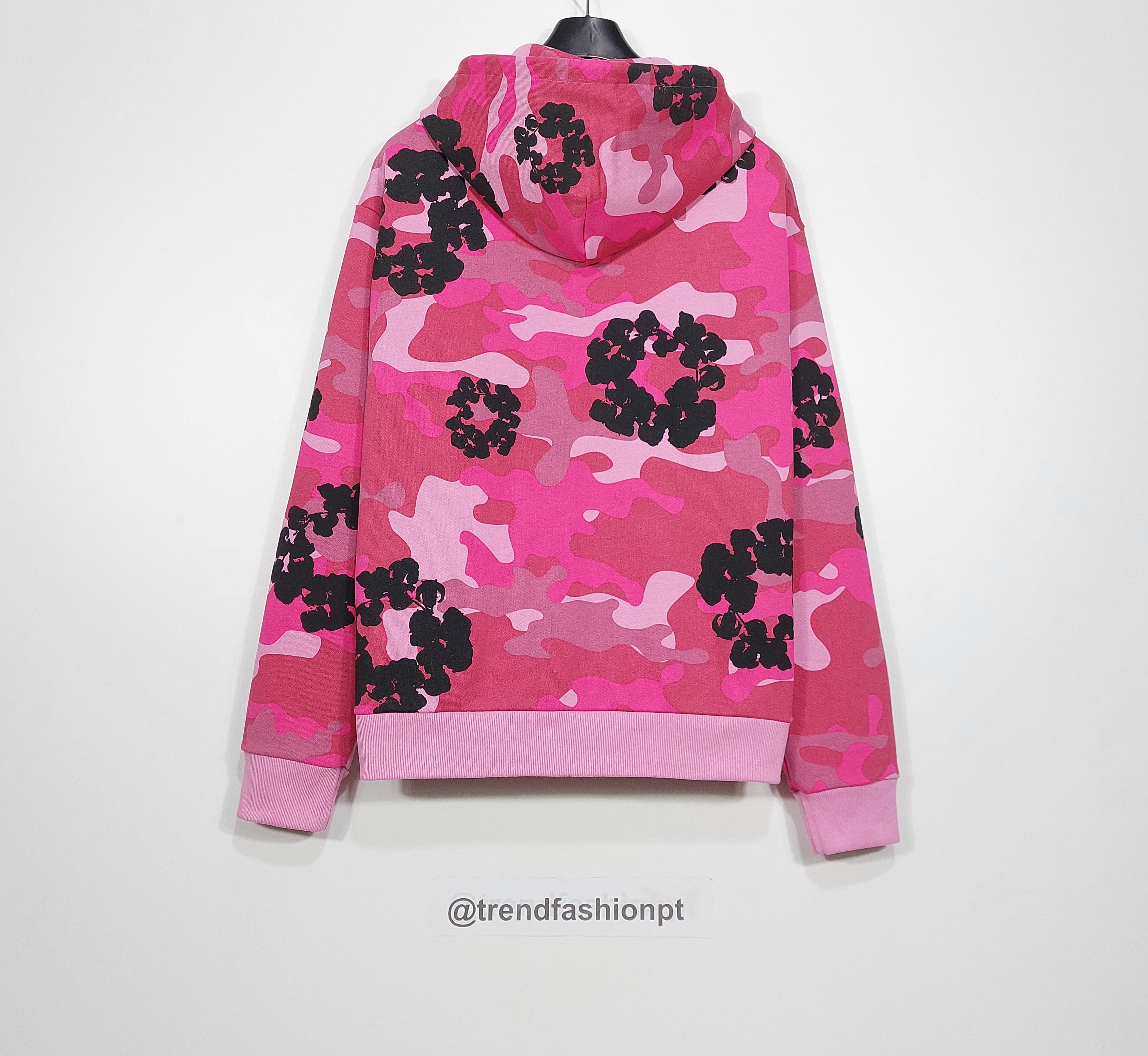 DENIM TEARS cotton wreath zip hoodie - camou pink L Size US L / EU 52-54 / 3 - 10 Thumbnail