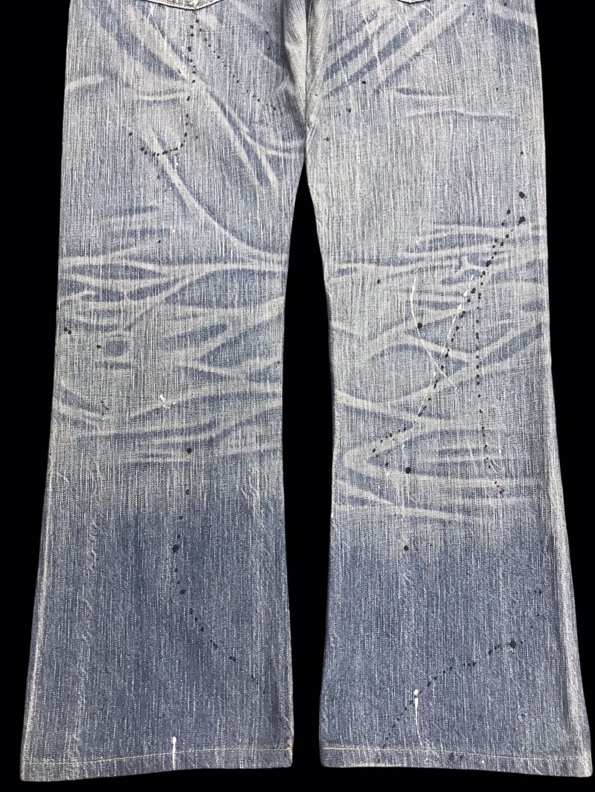 Edwin 💥BOOTCUT💥ARCHIVAL EDWIN DISTRSSD PAINT SPLATTER DENIM F170 Size US 32 / EU 48 - 15 Thumbnail