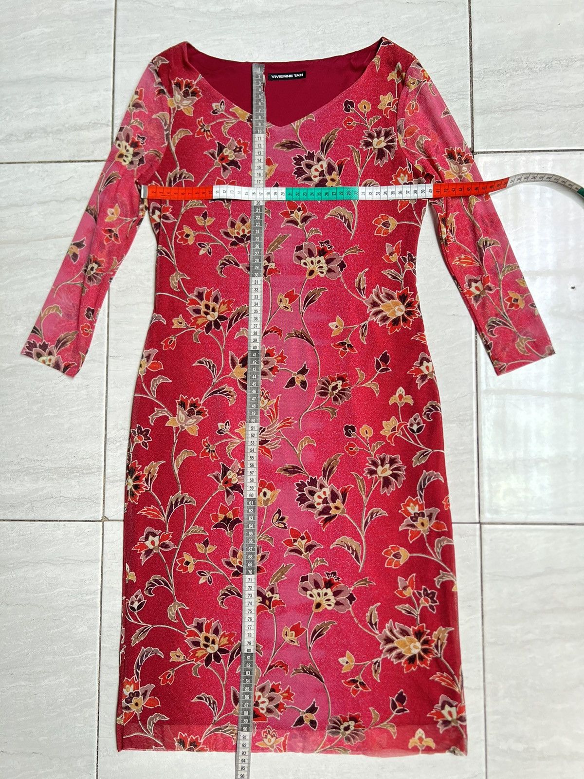 Vivienne Tam VIVIENNE TAM Flower Motive Dress Size XS / US 0-2 / IT 36-38 - 7 Thumbnail