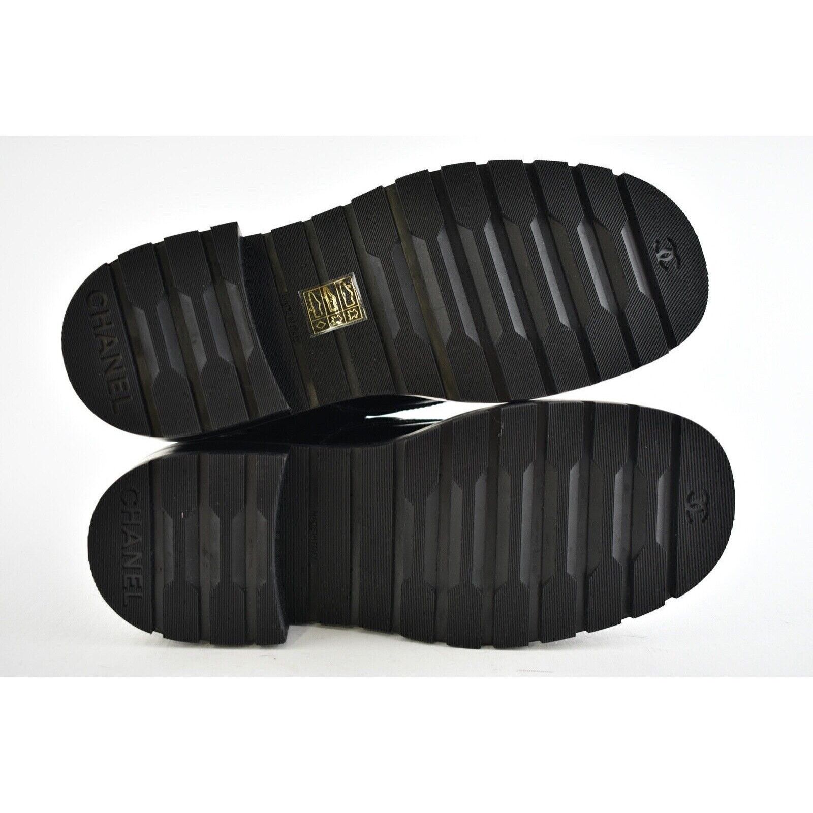 Chanel Chanel 21A Black Shiny Patent Quilted Gold CC Chain Size US 7 / IT 37 - 11 Thumbnail