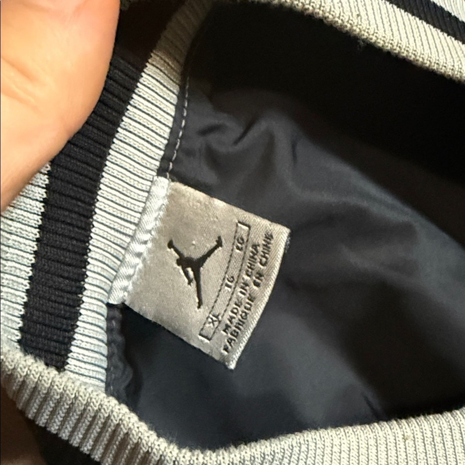 Nike Y2K Jordan Fleece Button Up Varsity Jacket Size US XL / EU 56 / 4 - 9 Thumbnail