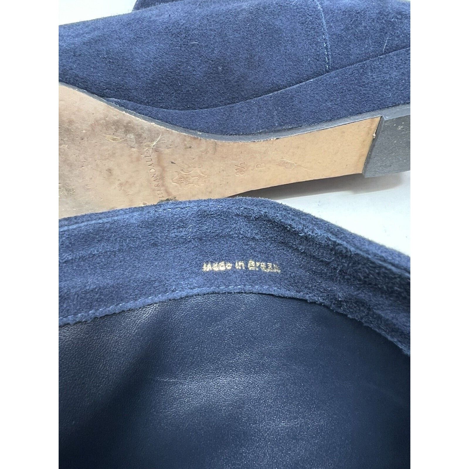 Loeffler Randall WOMEN'S LOEFFLER RANDALL Matilde Wedge Blue Suede 8.5 B Size US 8.5 / IT 38.5 - 11 Thumbnail