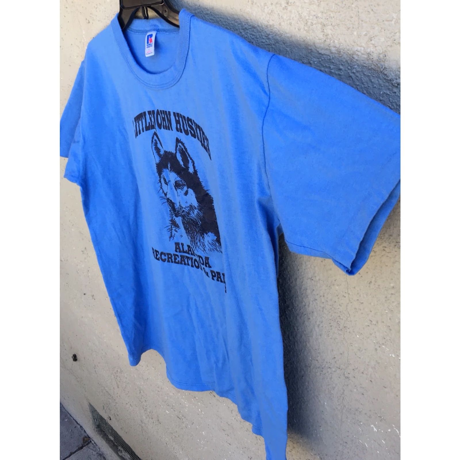 Russell Athletic VINTAGE Russell Athletic Alameda Recreation & Parks T-Shirt L 80s 90s Blue Men Graphic Tee + 50% Polyester 50% Cotton USA 1980s Size US L / EU 52-54 / 3 - 3 Thumbnail