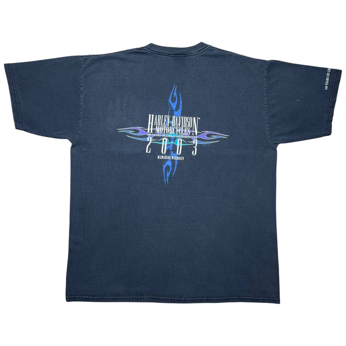 Harley Davidson Harley Davidson Motorcycles 100 Year Anniversary Pocket Tee Size US XL / EU 56 / 4 - 1 Thumbnail