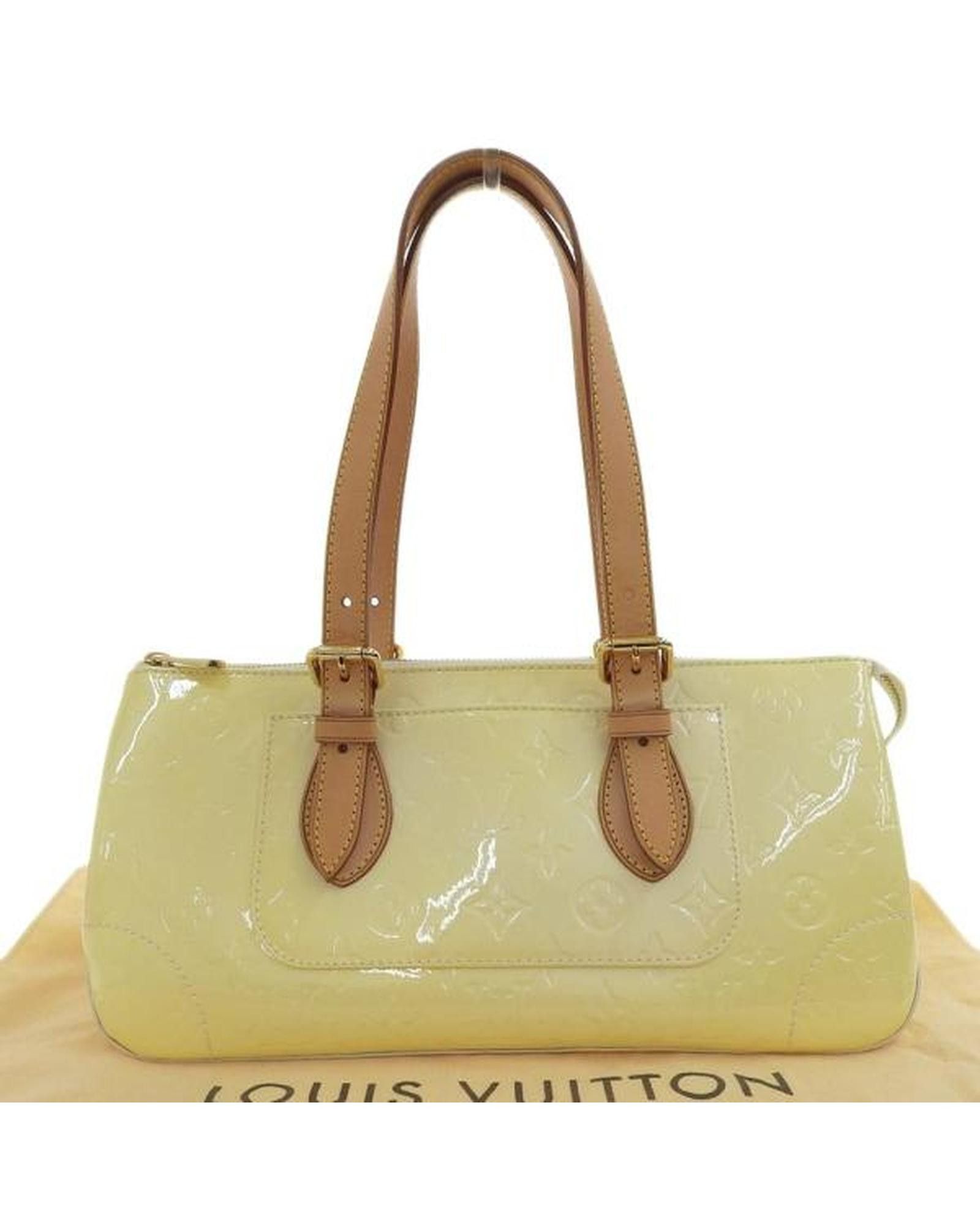 image of Louis Vuitton Yellow Vernis Shoulder Bag - Ab Condition, Women's