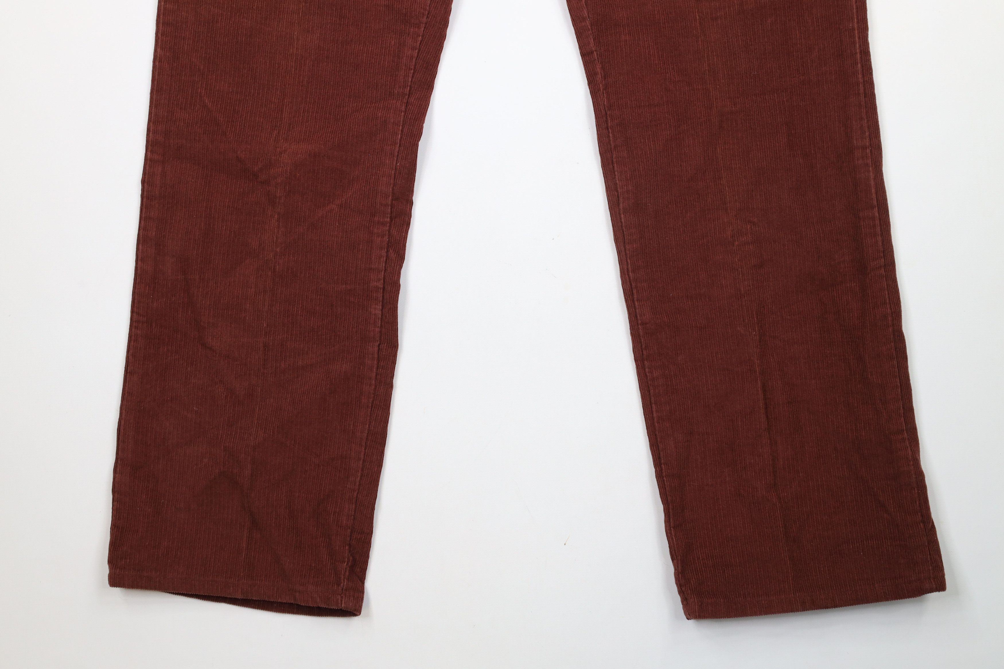 Lee × Vintage Vintage 90s Lee Bootcut Western Corduroy Chino Pants Red USA Size US 38 / EU 54 - 4 Thumbnail