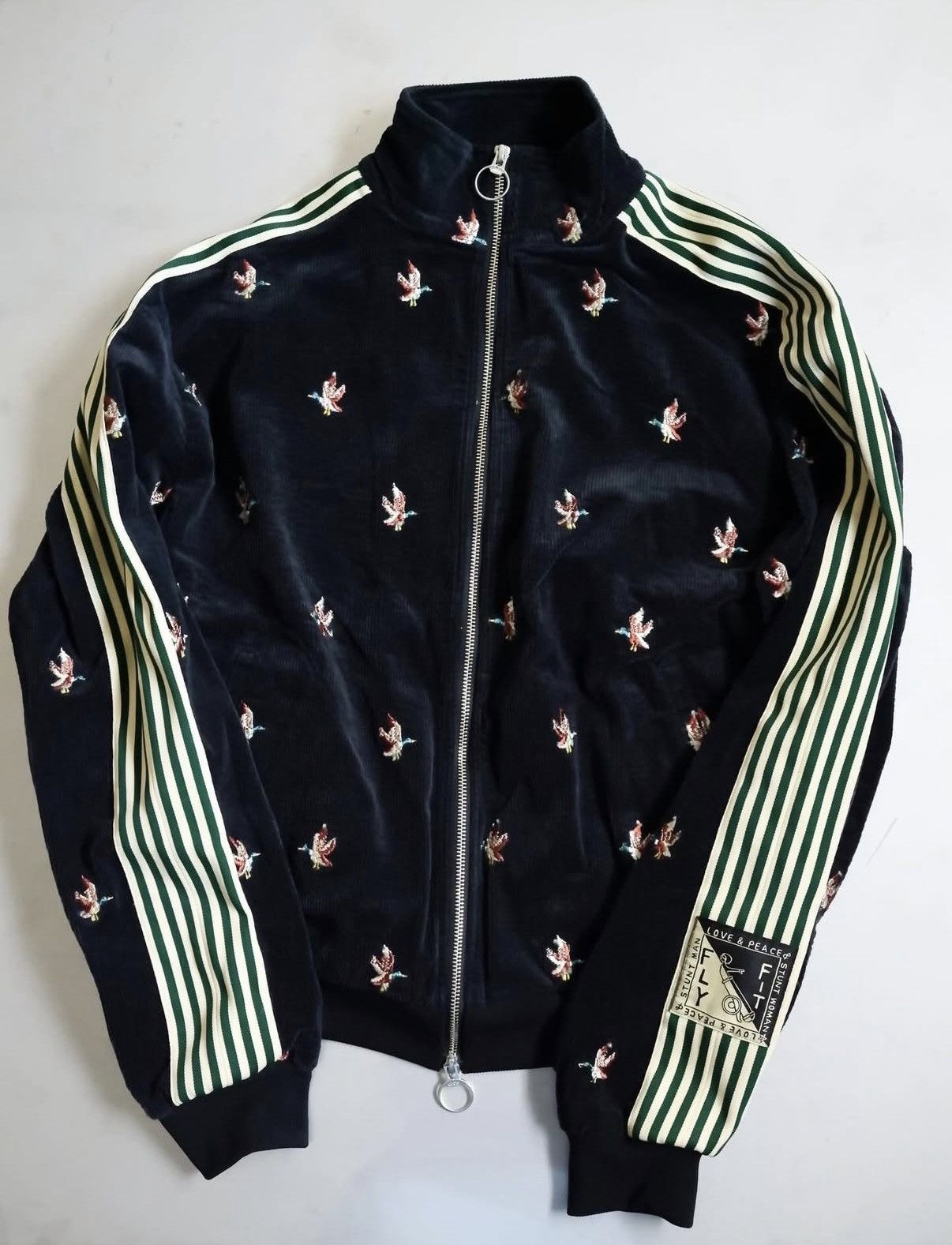 Kapital 11W Stretch Corduroy Duck Embroidery Track Jacket