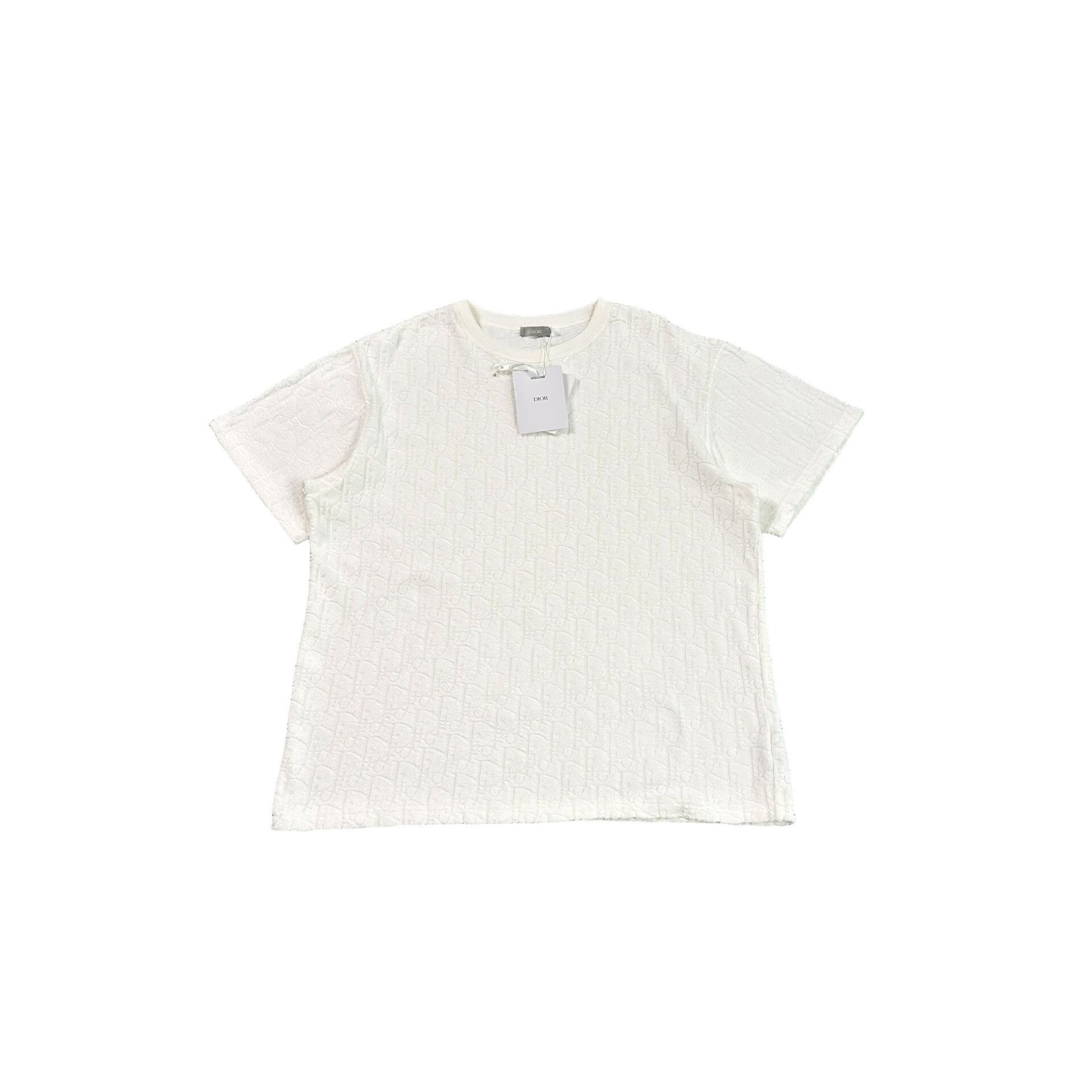 Dior Dior Oblique Textured Towel T-Shirt XL Size US XL / EU 56 / 4 - 1 Thumbnail