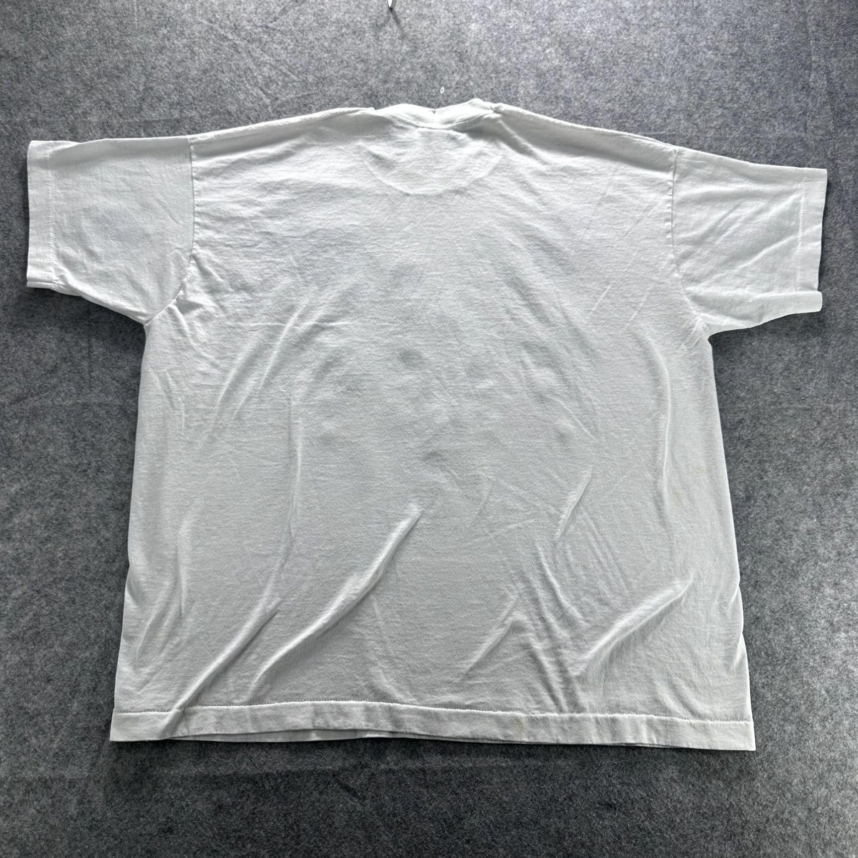 Vintage Wetpaint Shirt Mens XL White Floral Hand-Painted Short Sleeve Tee Size US XL / EU 56 / 4 - 7 Thumbnail