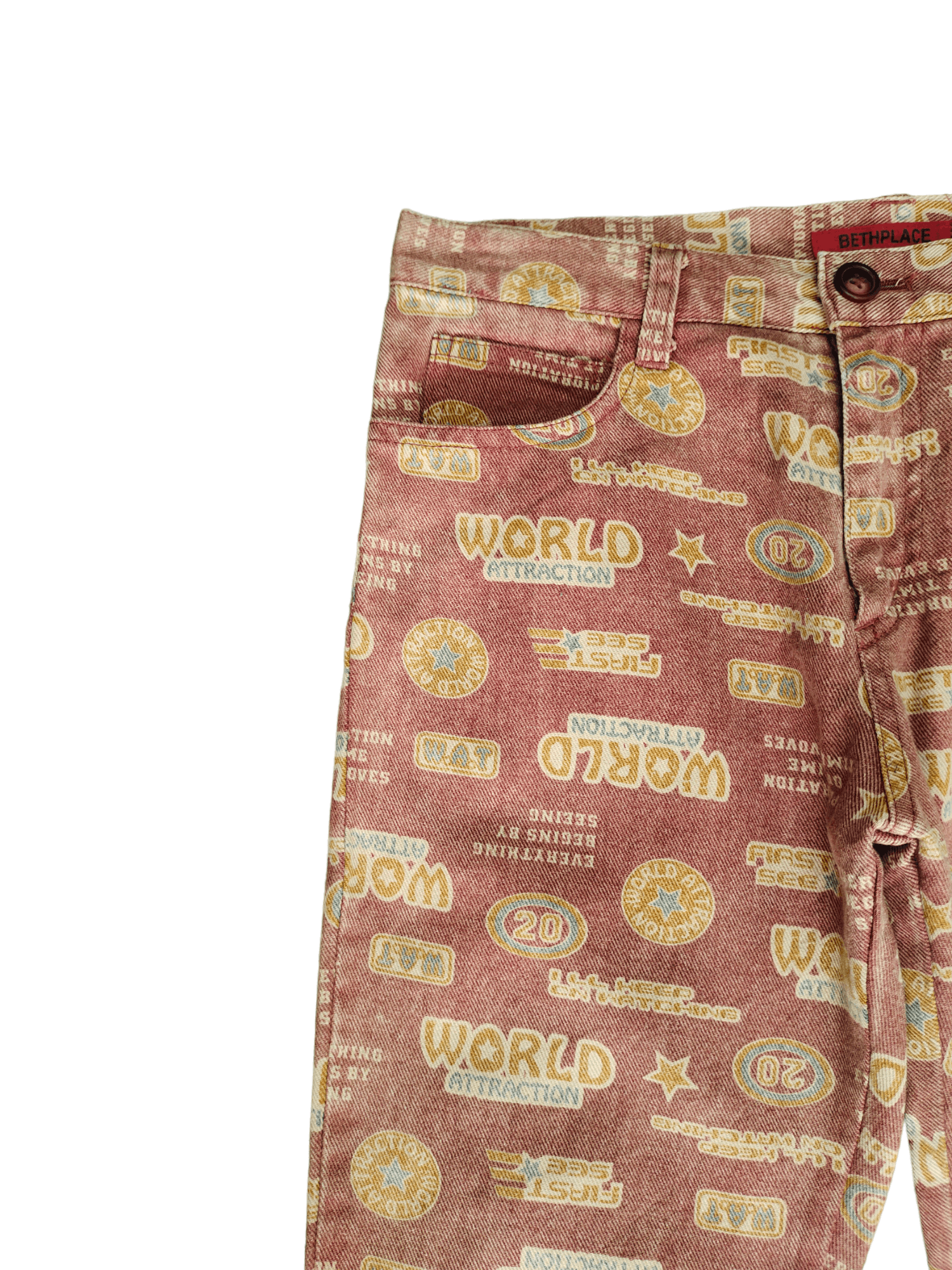 Hysteric Glamour Bethplace Fullprint Denim Pants Inspired Hysteric Glamour Size US 28 / EU 44 - 5 Thumbnail