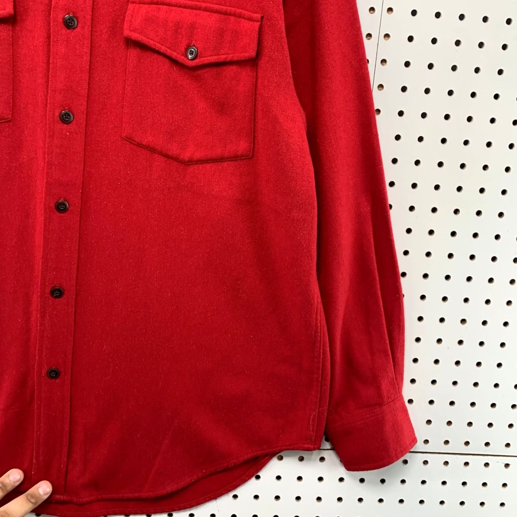 Gap VINTAGE GAP Wool Button Up Shirt Mens M Red Plaid 90s Long Sleeve Casual Button-Up Size US M / EU 48-50 / 2 - 7 Thumbnail