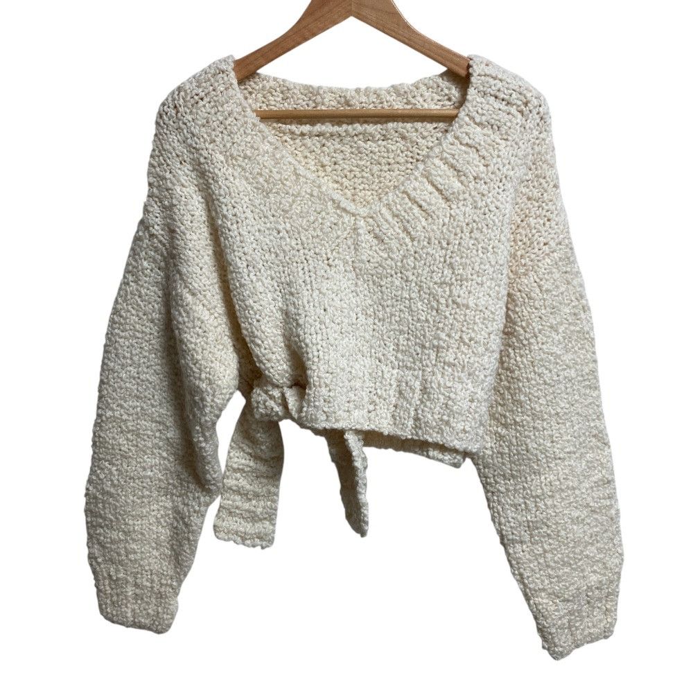 Other Other PRANK PROJECT V-neck Slab Short Knit Textile Tops DUTY FREE for USA Size ONE SIZE - 1 Thumbnail