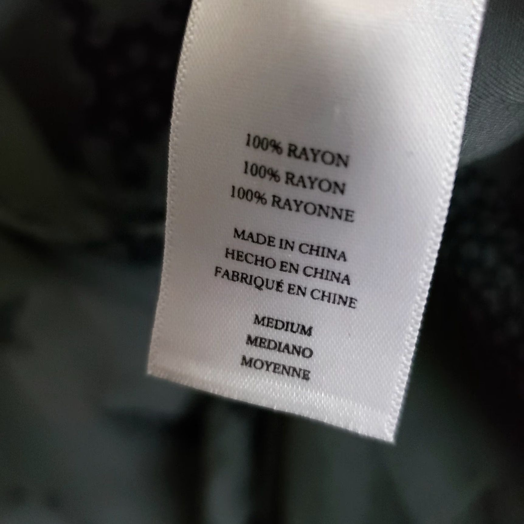 Rails Rails Womens Hillary Blouse Sz M Charcoal Gray Faux Wrap Stars Long Sleeve V-Neck Shirt Girls? Size M / US 6-8 / IT 42-44 - 6 Thumbnail