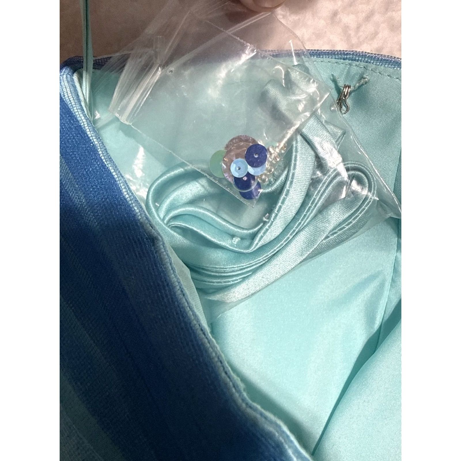 Vintage Alfred Angelo Royal Ball Disney Princess Stunning Prom Dress - Blue - Size 12 - NWOT - Strapless Sleeveless Ball Gown Womens Size ONE SIZE - 7 Thumbnail