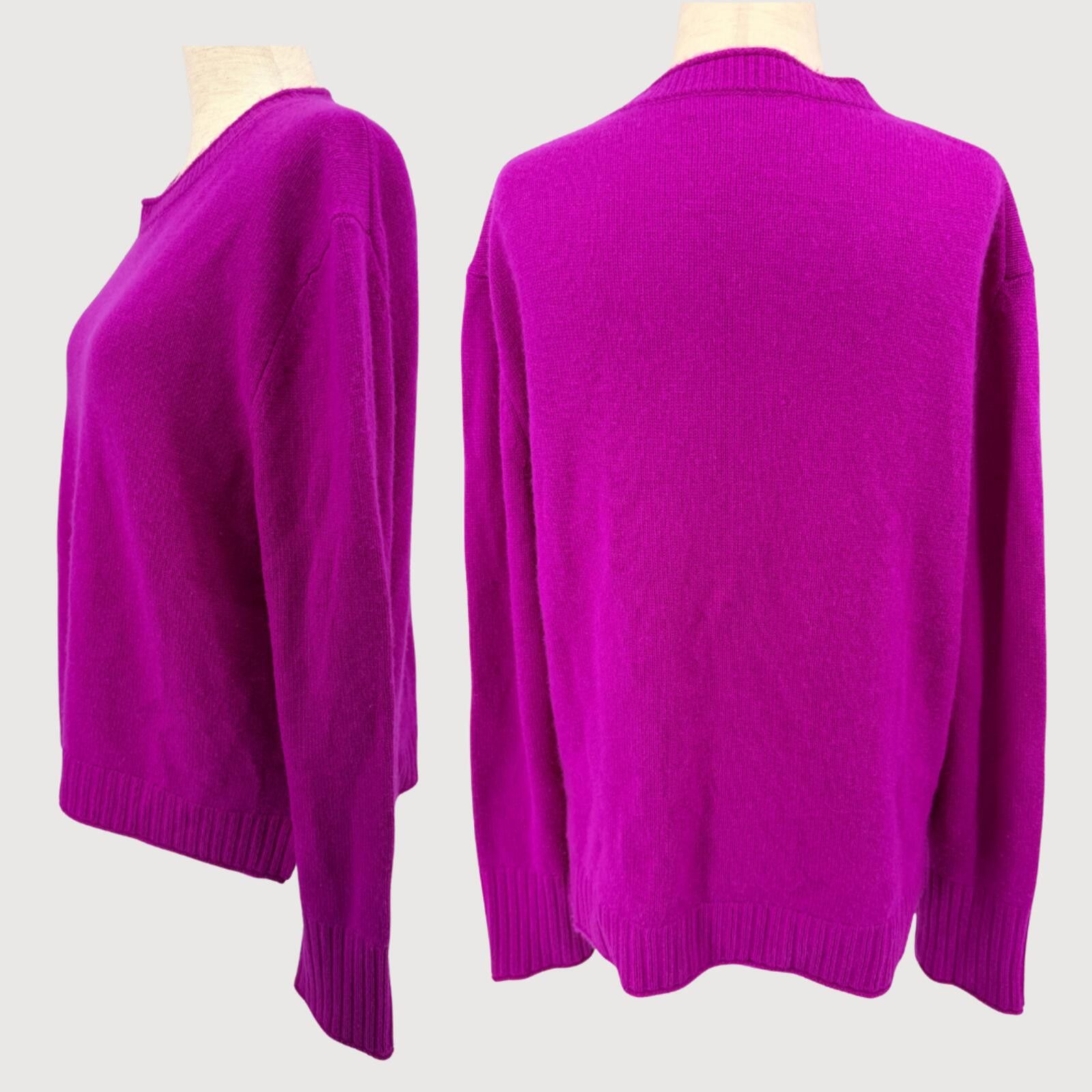 Other Elyse Walker Cashmere Sweater Crewneck Fuchsia M Size M / US 6-8 / IT 42-44 - 3 Thumbnail
