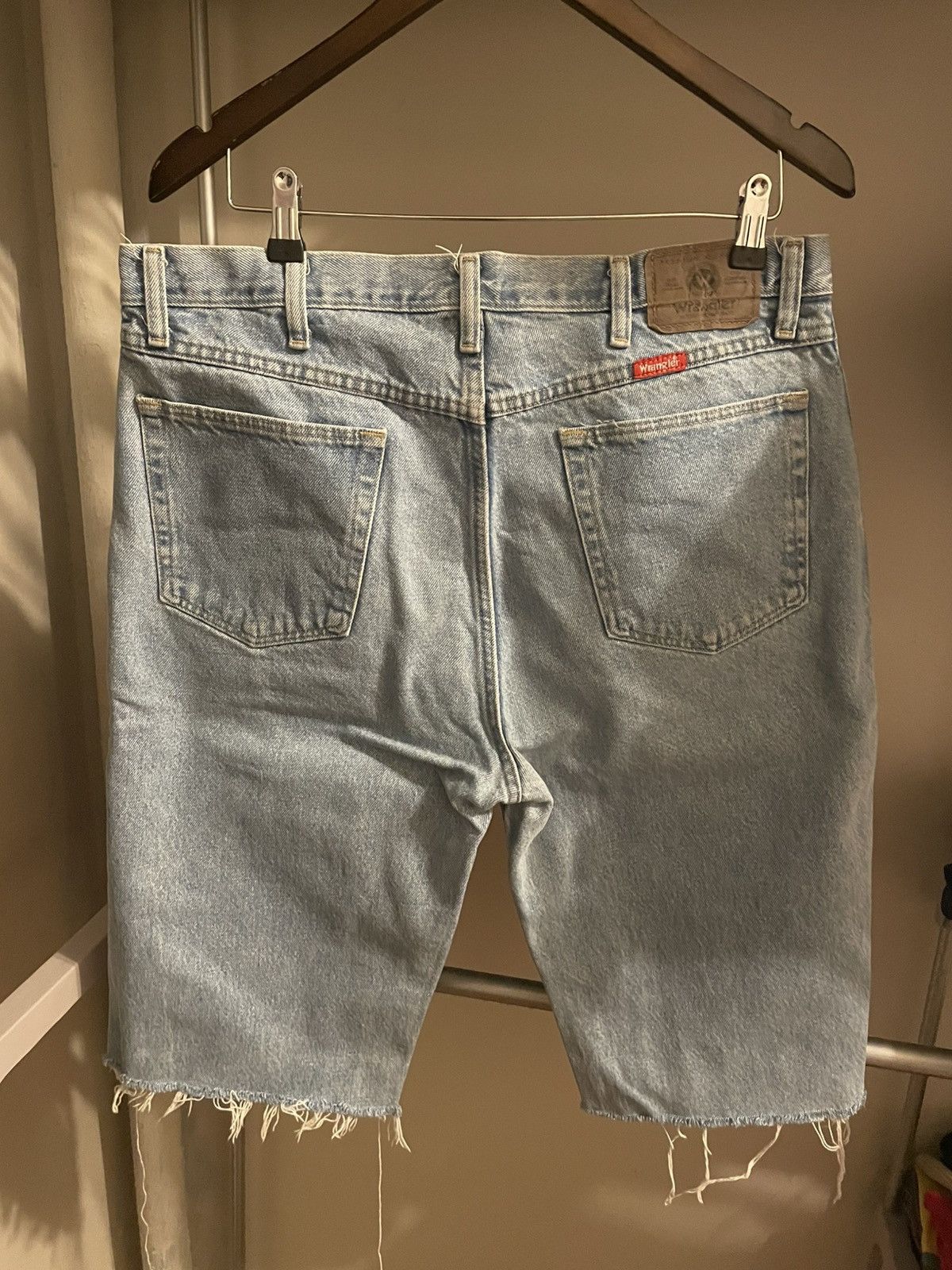 Wrangler Wrangler Blue Washed Jorts Size US 36 / EU 52 - 2 Thumbnail
