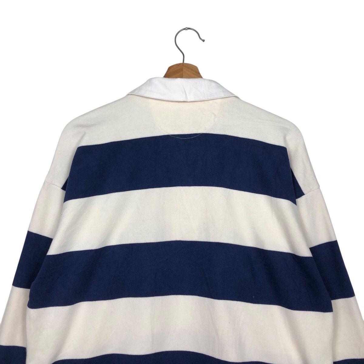 Japanese Brand 📌Vintage Cropped Sweatshirt Collar Striped Design Gap Size US S / EU 44-46 / 1 - 10 Thumbnail