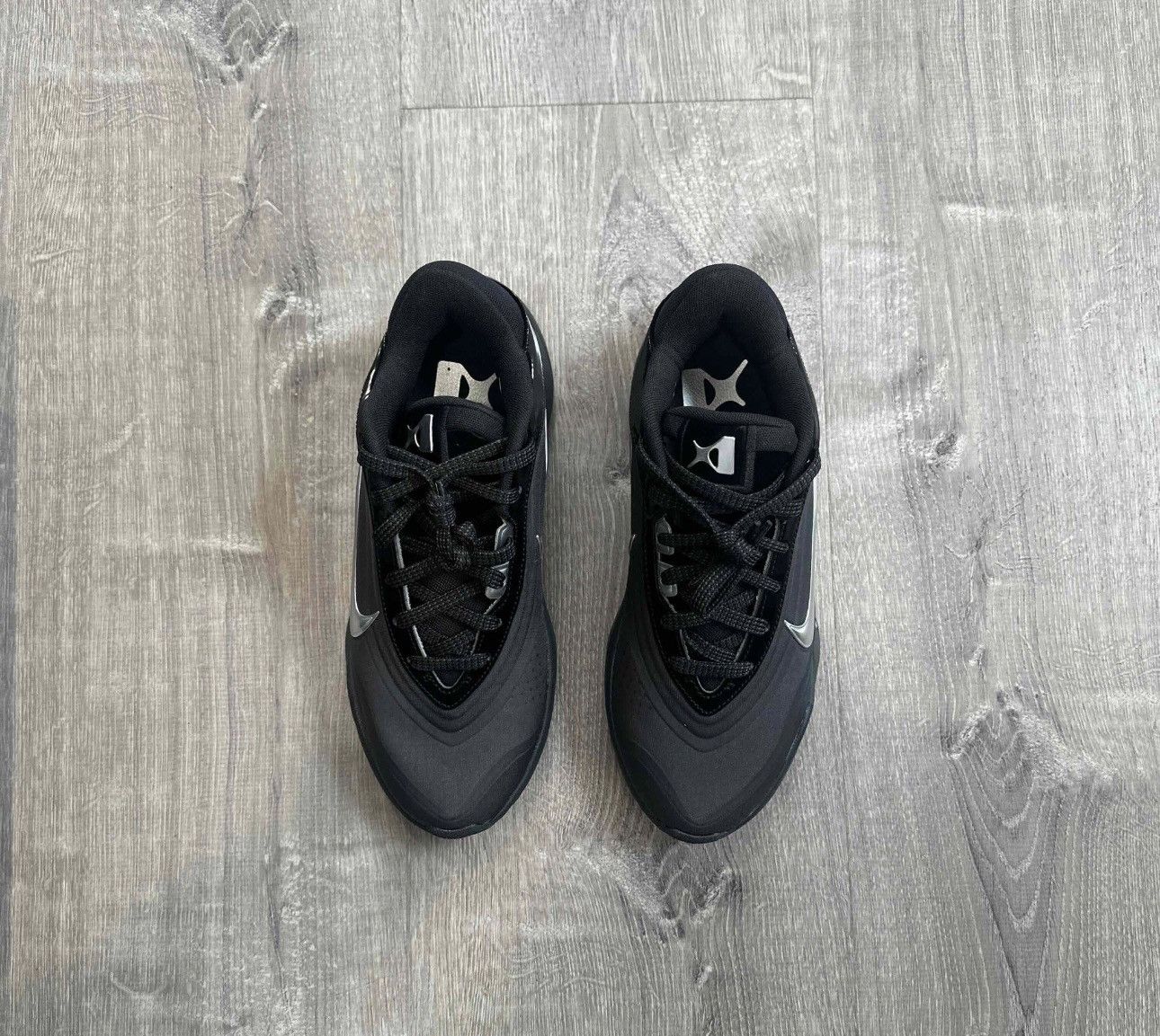Nike Nike A’One Black Metallic/Silver Size US 7.5 / IT 37.5 - 3 Thumbnail