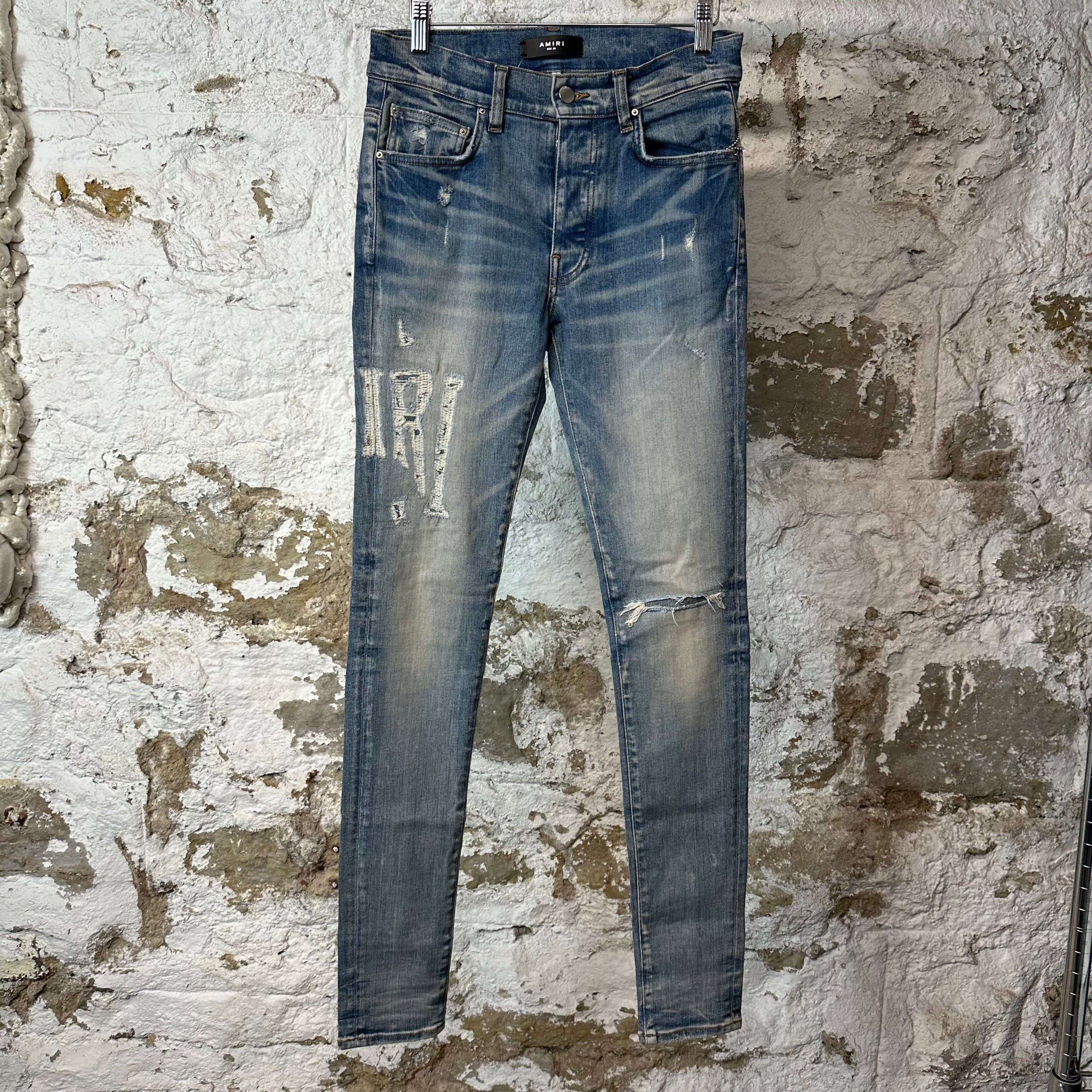 Amiri Amiri Stack Jeans stone Indigo Sz 28 | Grailed