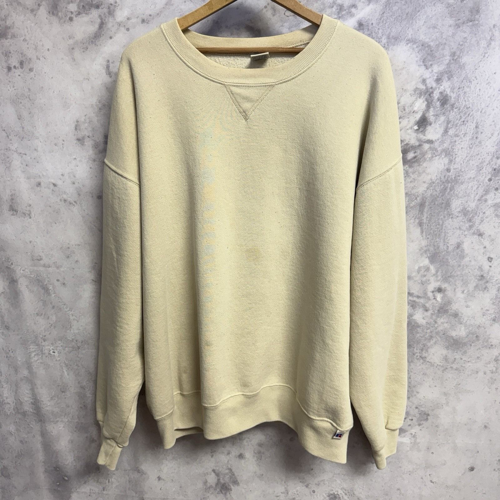Russell Athletic Vintage Russell Athletic Sweatshirt Mens 2XL Beige Cream Cre Size US XXL / EU 58 / 5 - 1 Thumbnail