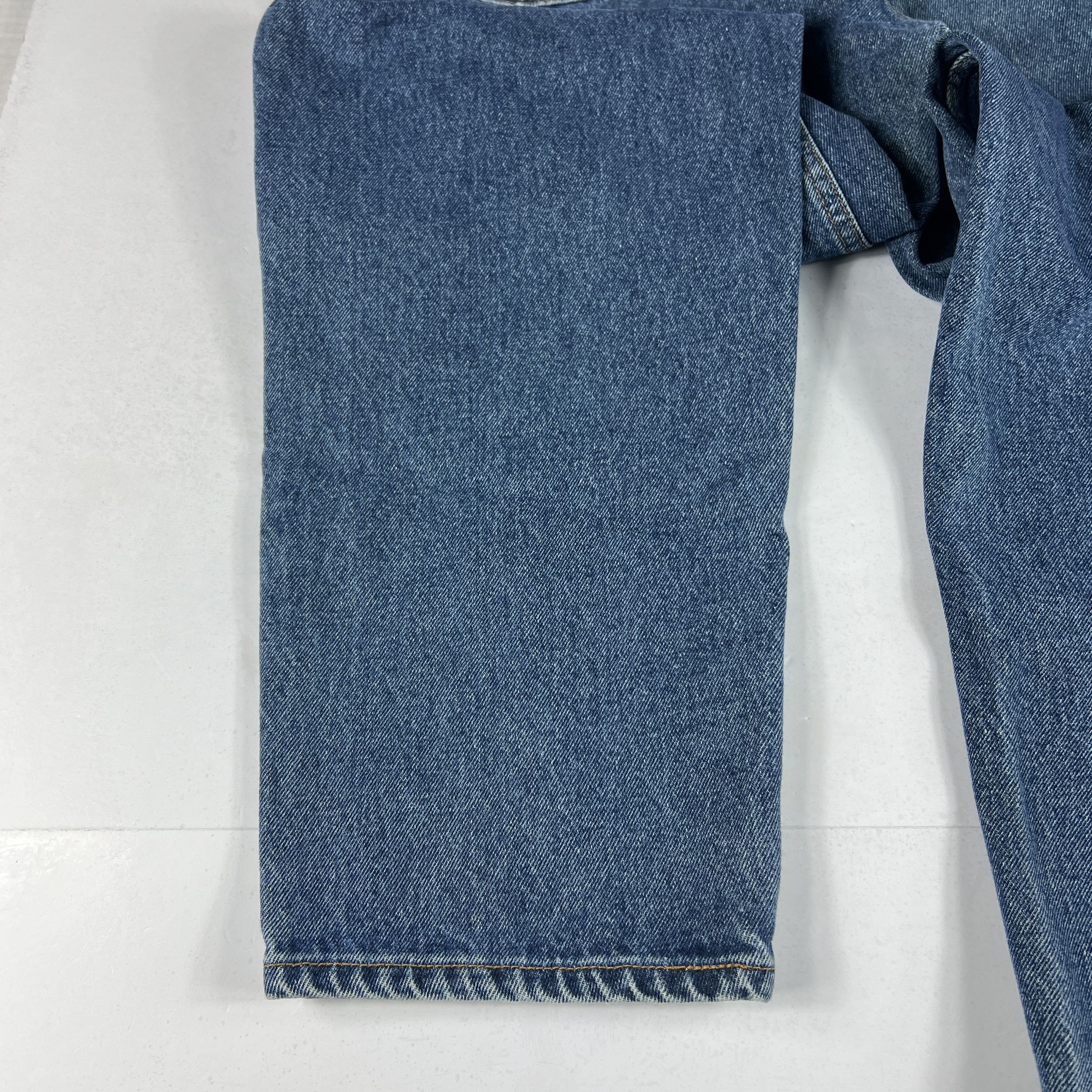 Levi's × Vintage VTG 90s Levi's Jean 560 Loose Taper Blue Denim Orange Tab Size US 33 - 17 Thumbnail
