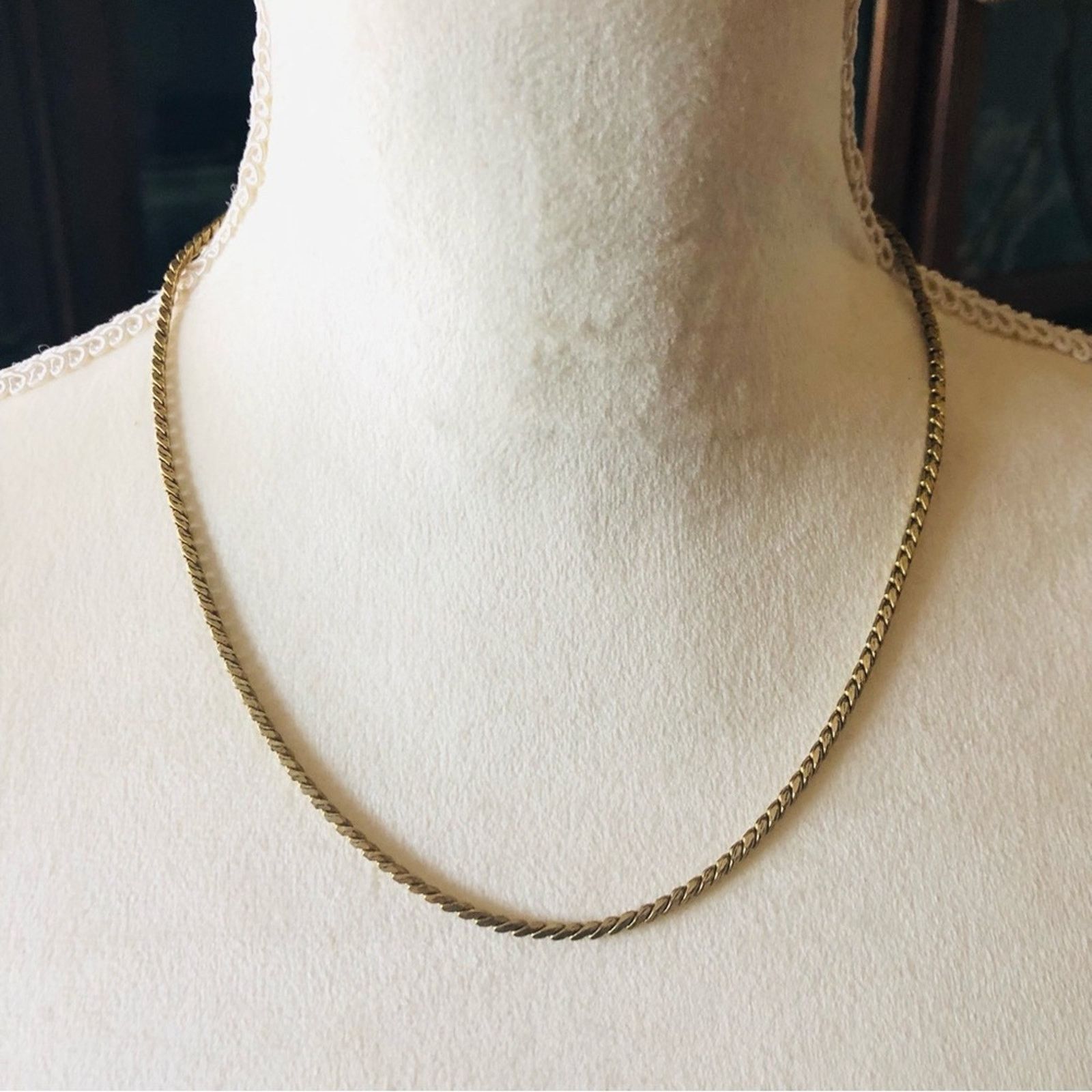 Vintage Vintage 70s gold plated rope chain necklace Size ONE SIZE - 2 Thumbnail