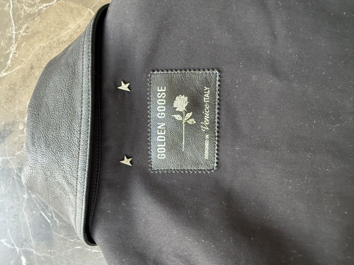 Golden Goose Golden Goose Padded Leather Collar Zip Jacket — Black Size US M / EU 48-50 / 2 - 12 Thumbnail