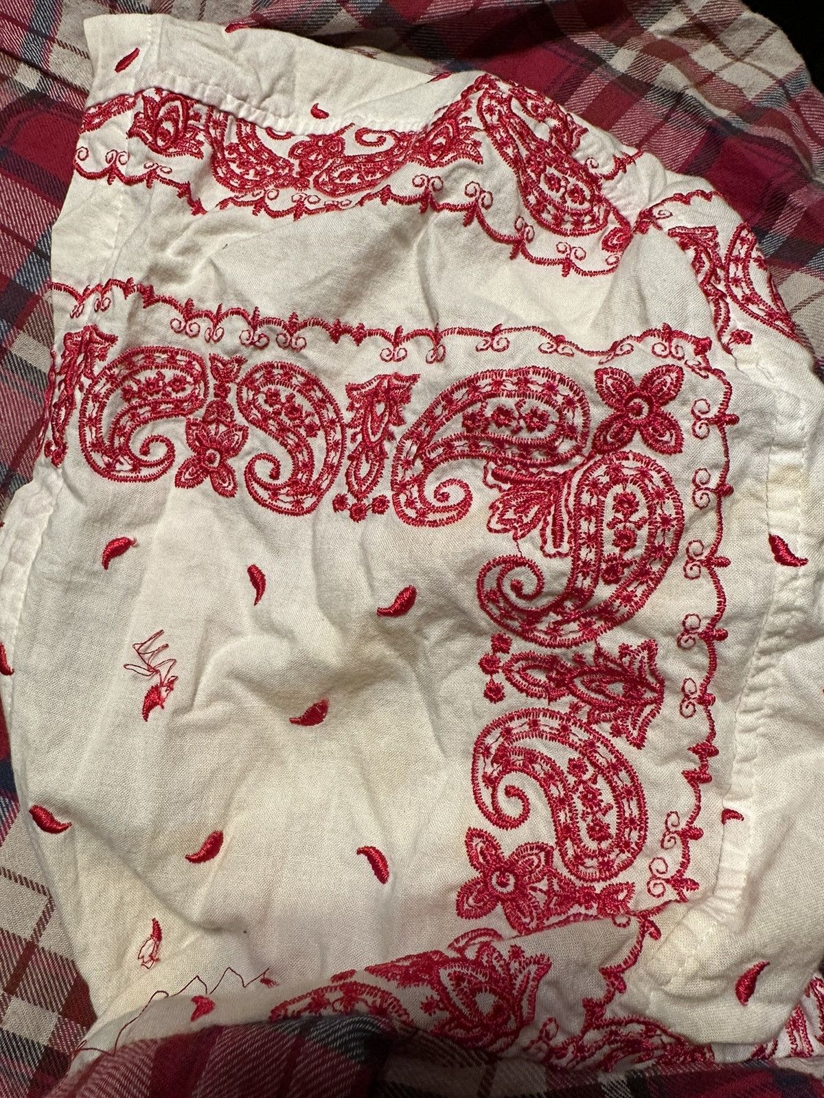 Emotionally Unavailable Paisley Hood Button up Flannel Size US L / EU 52-54 / 3 - 6 Thumbnail