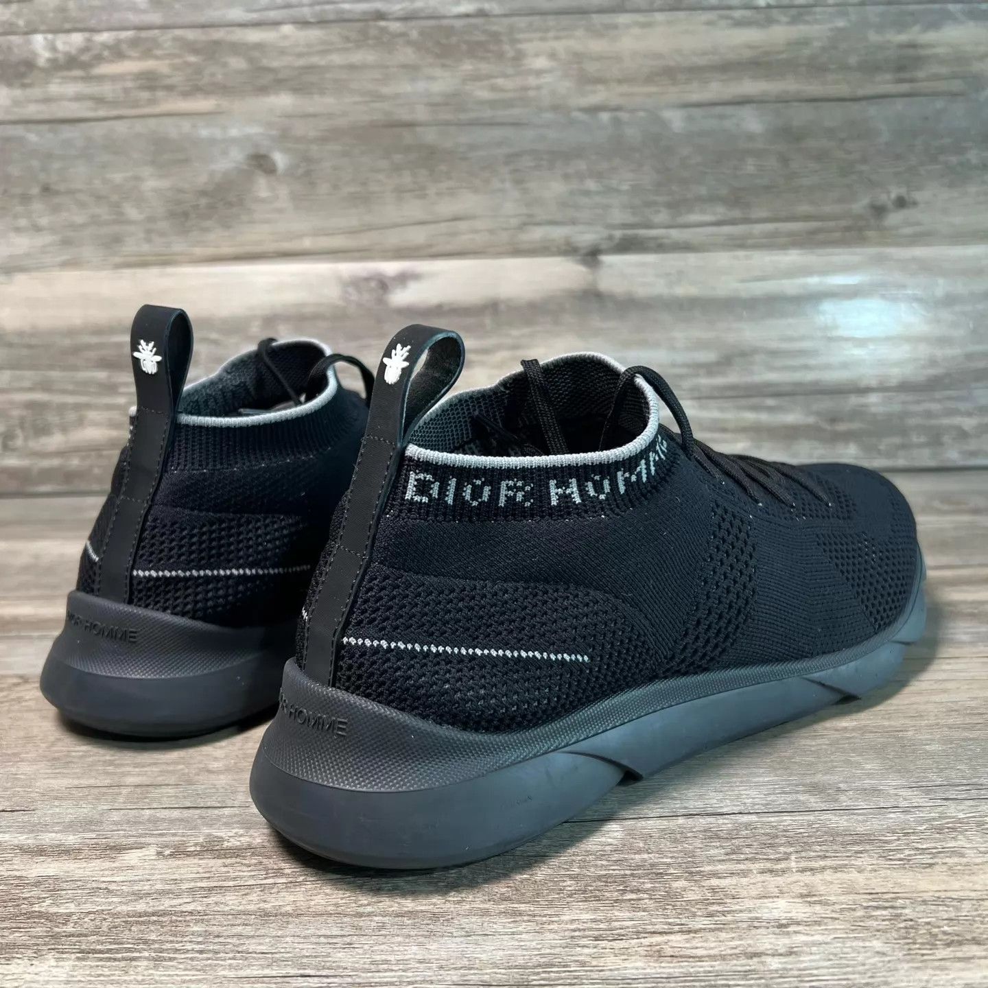 Dior Dior Homme Bumblebee Woven Sock Sneakers Black 42 Size US 9 / EU 42 - 3 Thumbnail