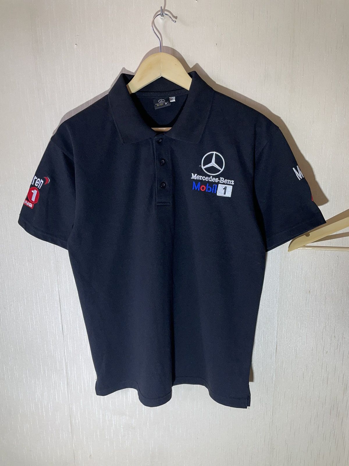 Mercedes-Benz × Vintage Mercedes Benz McLaren Mobil 1 vintage racing polos Size US M / EU 48-50 / 2 - 2 Thumbnail