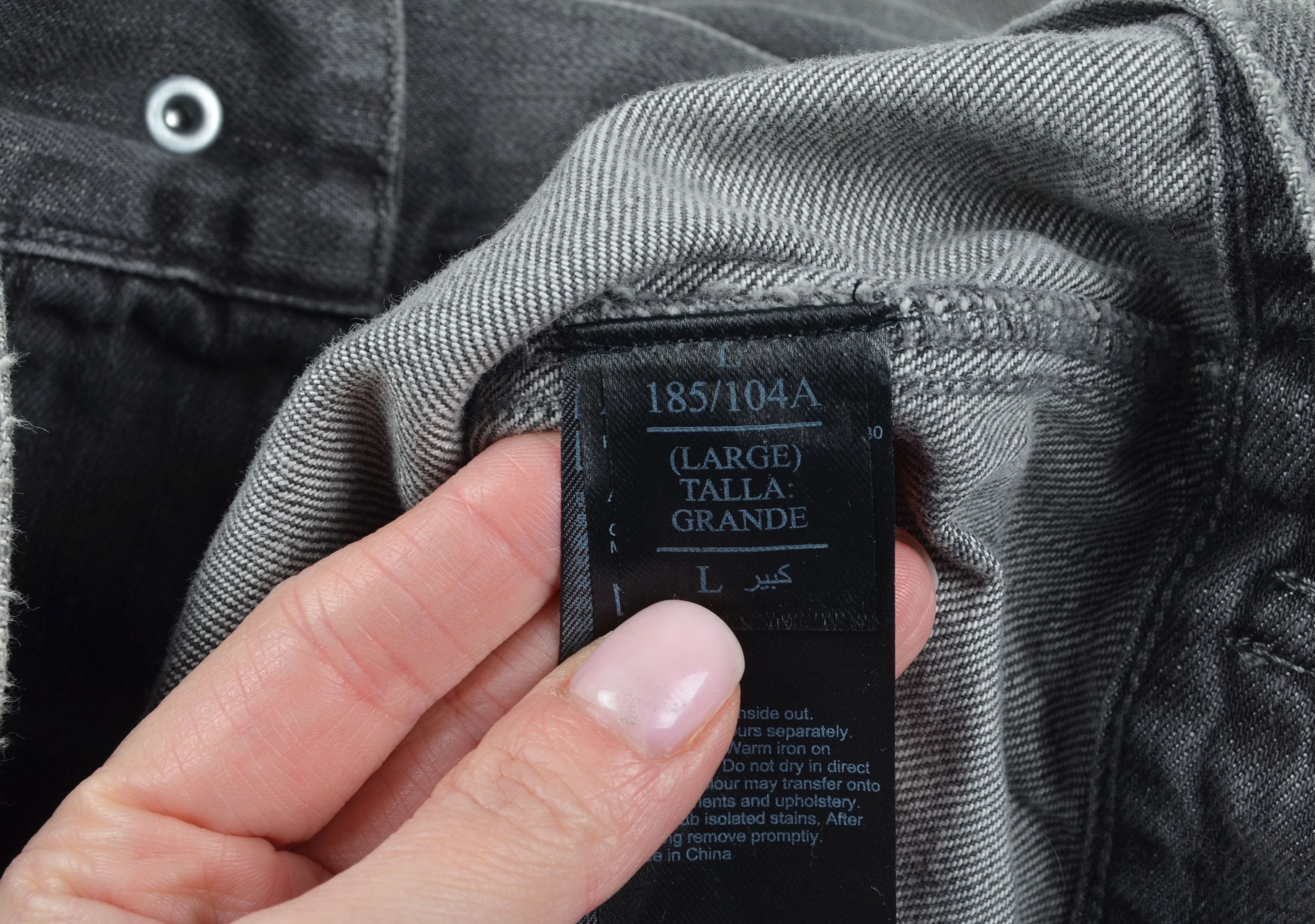 Allsaints Allsaints Distressed Faded Grunge Gray Denim Jacket Size US L / EU 52-54 / 3 - 10 Thumbnail
