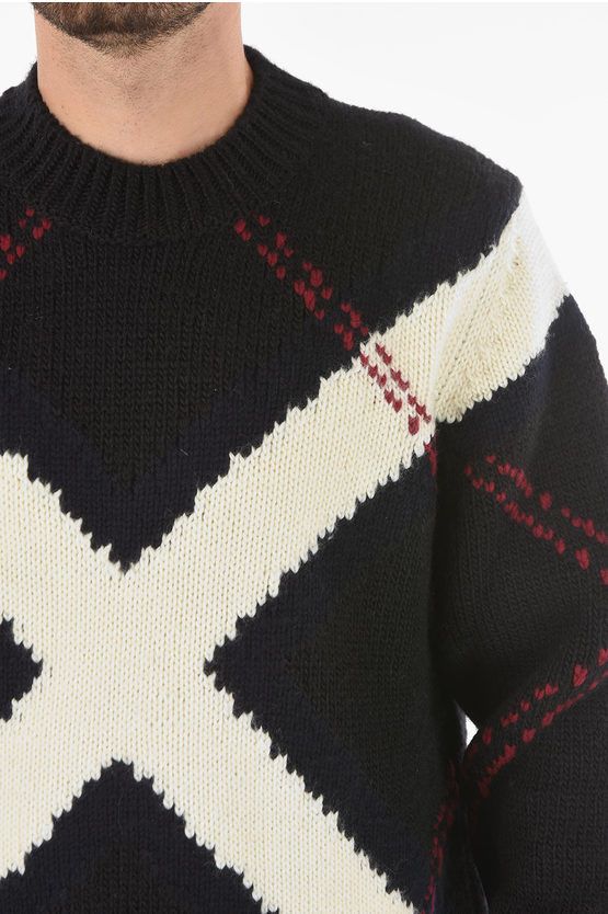 Alexander McQueen o1y1024 Sweater in Multicolor Size US M / EU 48-50 / 2 - 3 Thumbnail