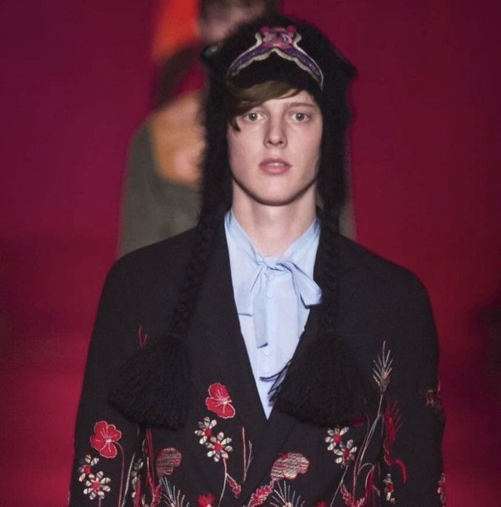 Gucci AW 2016 Gucci Dajav Patches Angora Hat Size ONE SIZE - 7 Thumbnail