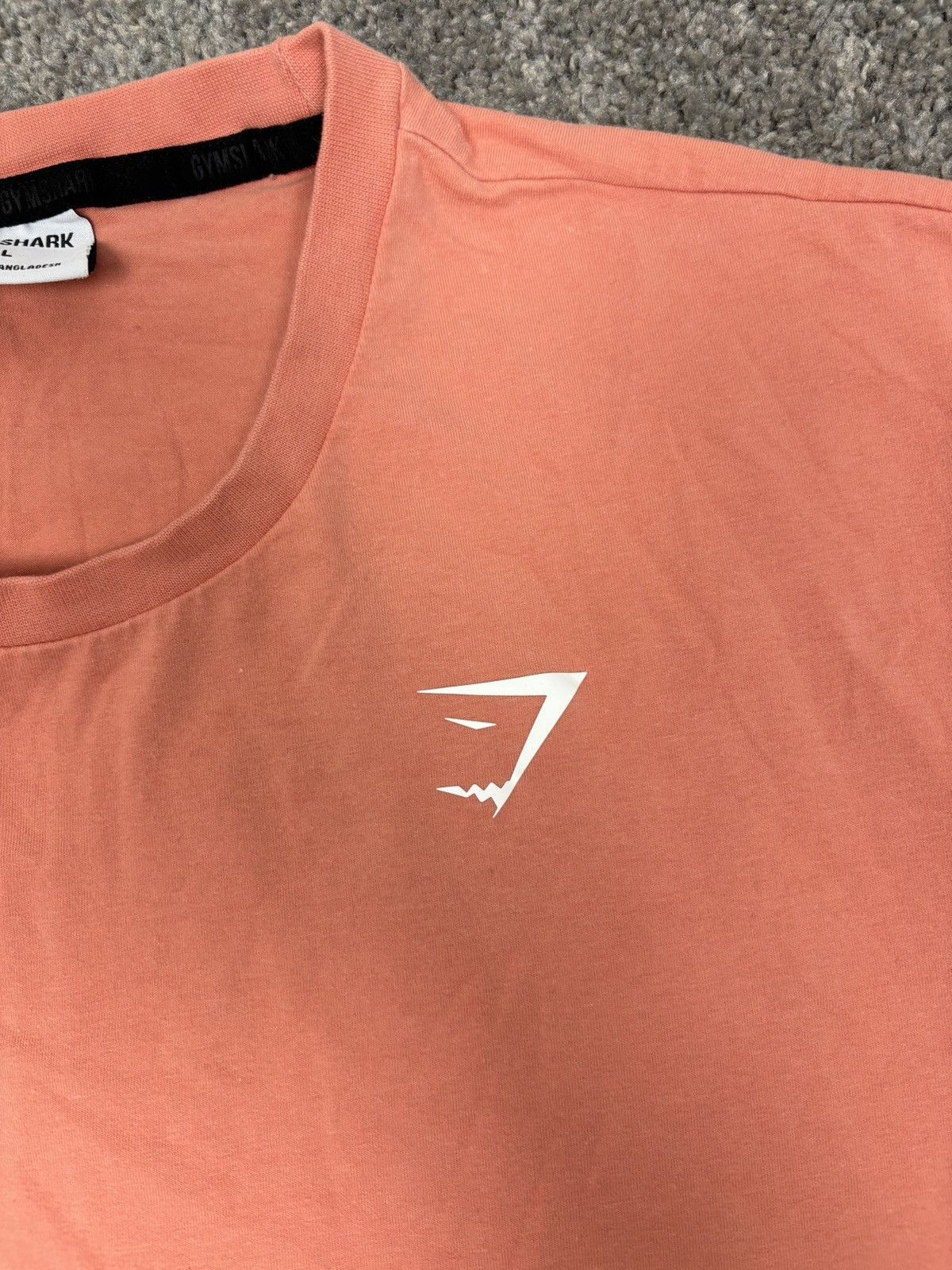 Gymshark Orange gymshark crest logo tshirt Size US L / EU 52-54 / 3 - 2 Thumbnail