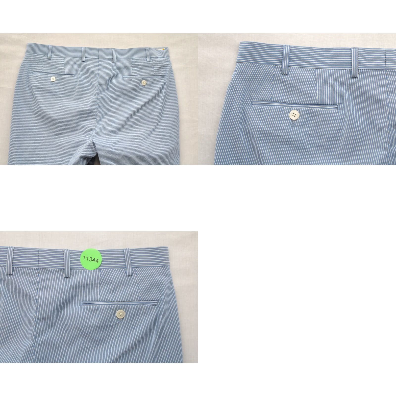 Ralph Lauren Lauren Ralph Lauren Seersucker Pants Men's 36x32 Blue Striped Chino Regular Fit Preppy Vacation Size US 36 / EU 52 - 8 Thumbnail
