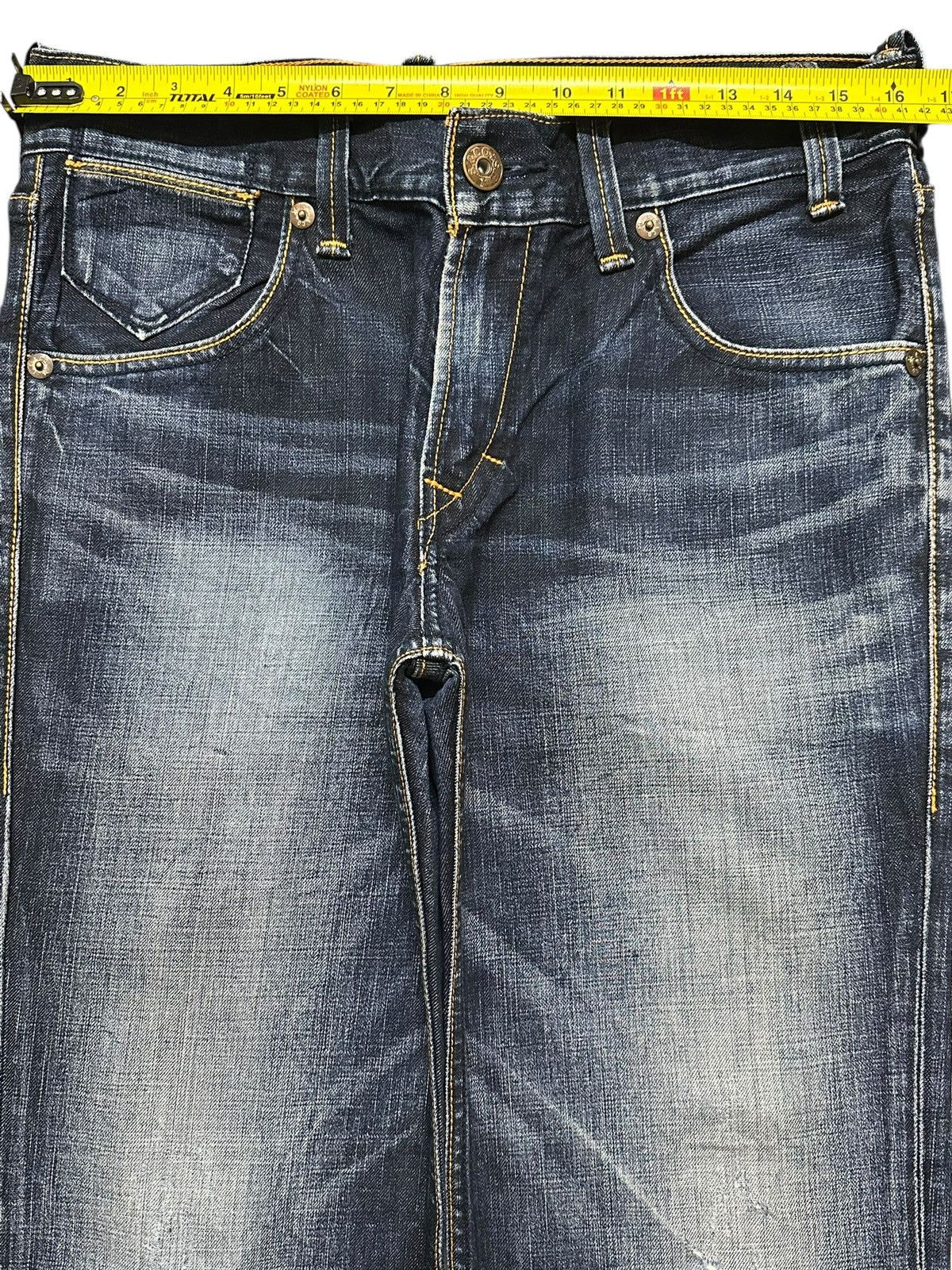 Levi's Vintage Levis 504 Blue Faded Wash Style Distress Loose Jeans Size US 32 / EU 48 - 10 Thumbnail