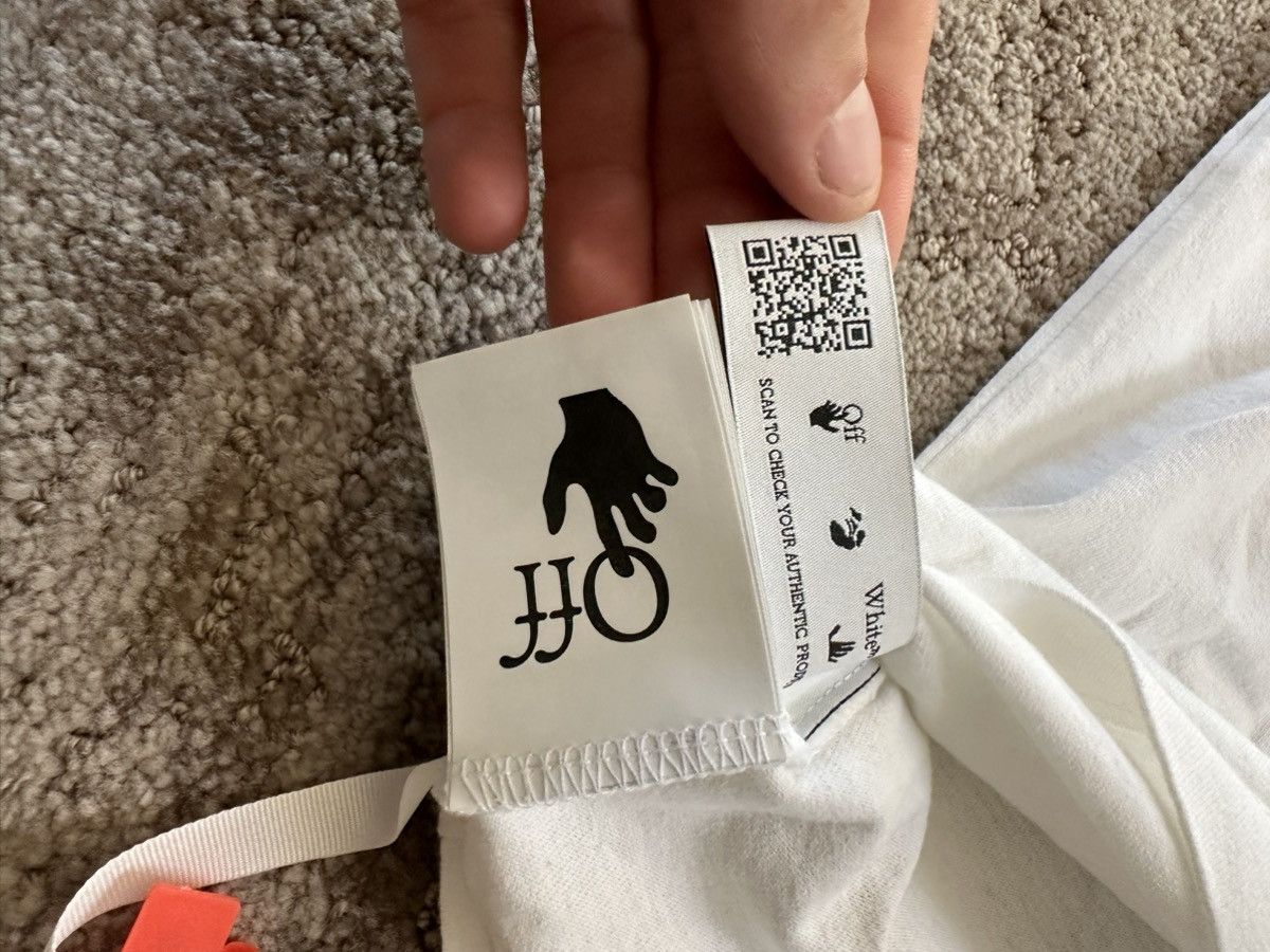 Off-White Off white pascal hand tee Size US M / EU 48-50 / 2 - 4 Thumbnail